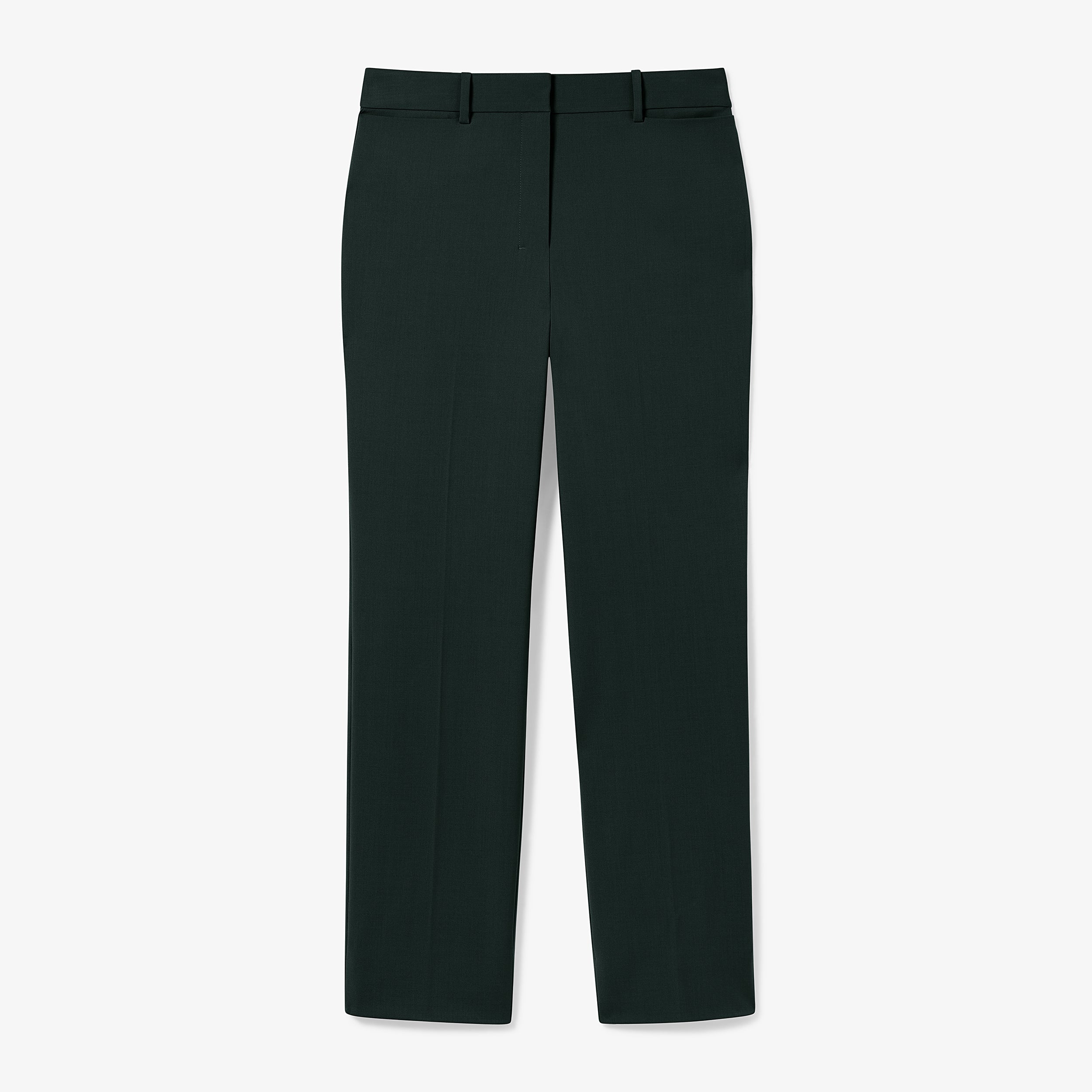 Smith Pant Washable Wool Twill Pants for Men - Comfortable & Durable Forest Green Trousers for Office, Travel & Casual Wear