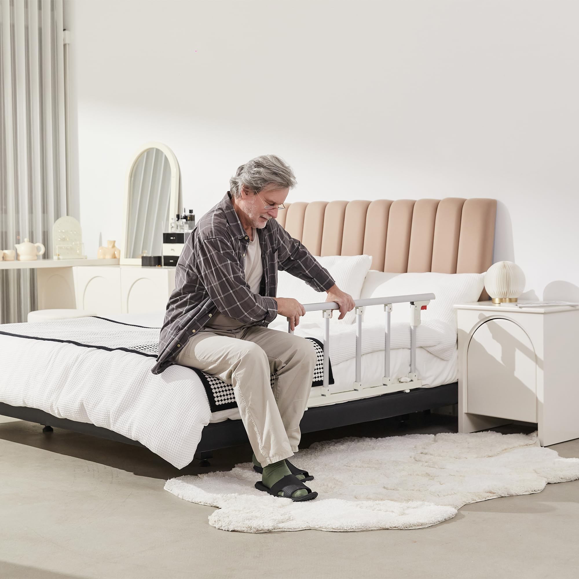 ELENKER Adjustable Bed Rails for Elderly Adults - 48.6