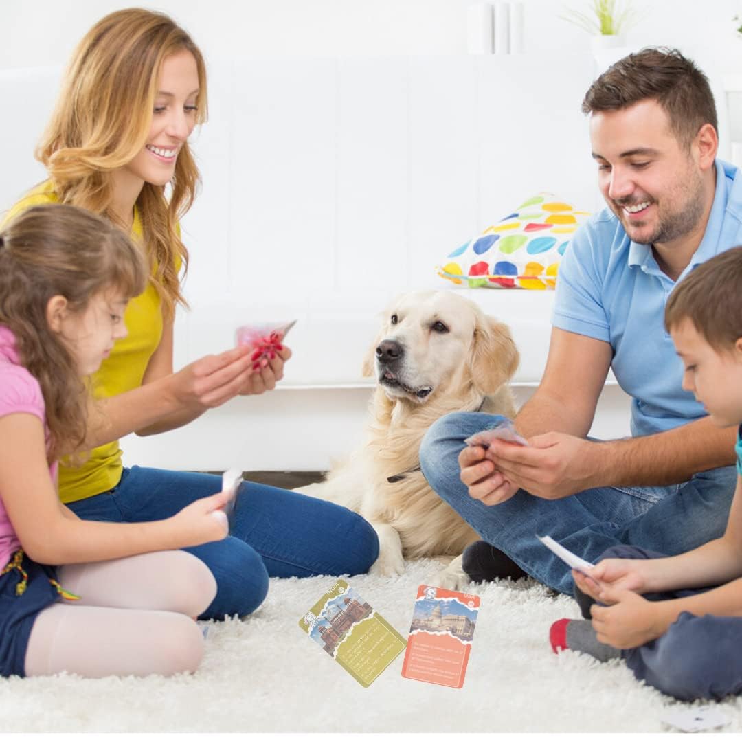 Storio EVA Foam World Map Puzzle for Kids Ages 4-8 - Educational Jigsaw Puzzle with Country Fact Cards - Fun Learning Toy for 4,5,6,7,8 Year Old Boys & Girls - Perfect for Classroom, Homeschool & Family Game Night