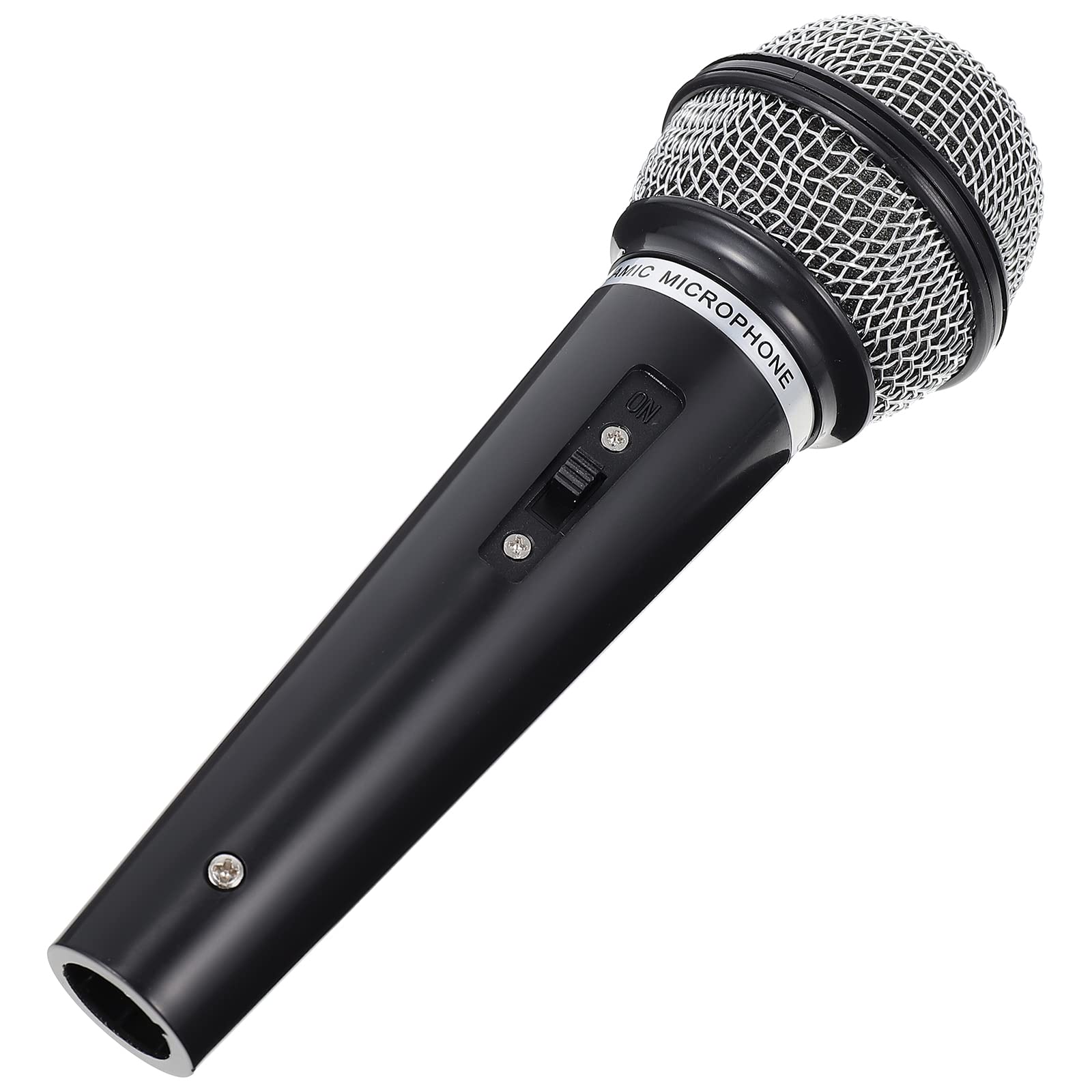 Black Toy Microphone for Kids - Karaoke Singing Microphone for Performances, Parties & Costume Props - Perfect Birthday Party Favors & Gifts (1 Pack) - Great for Home Karaoke, Talent Shows & Dress-Up Play