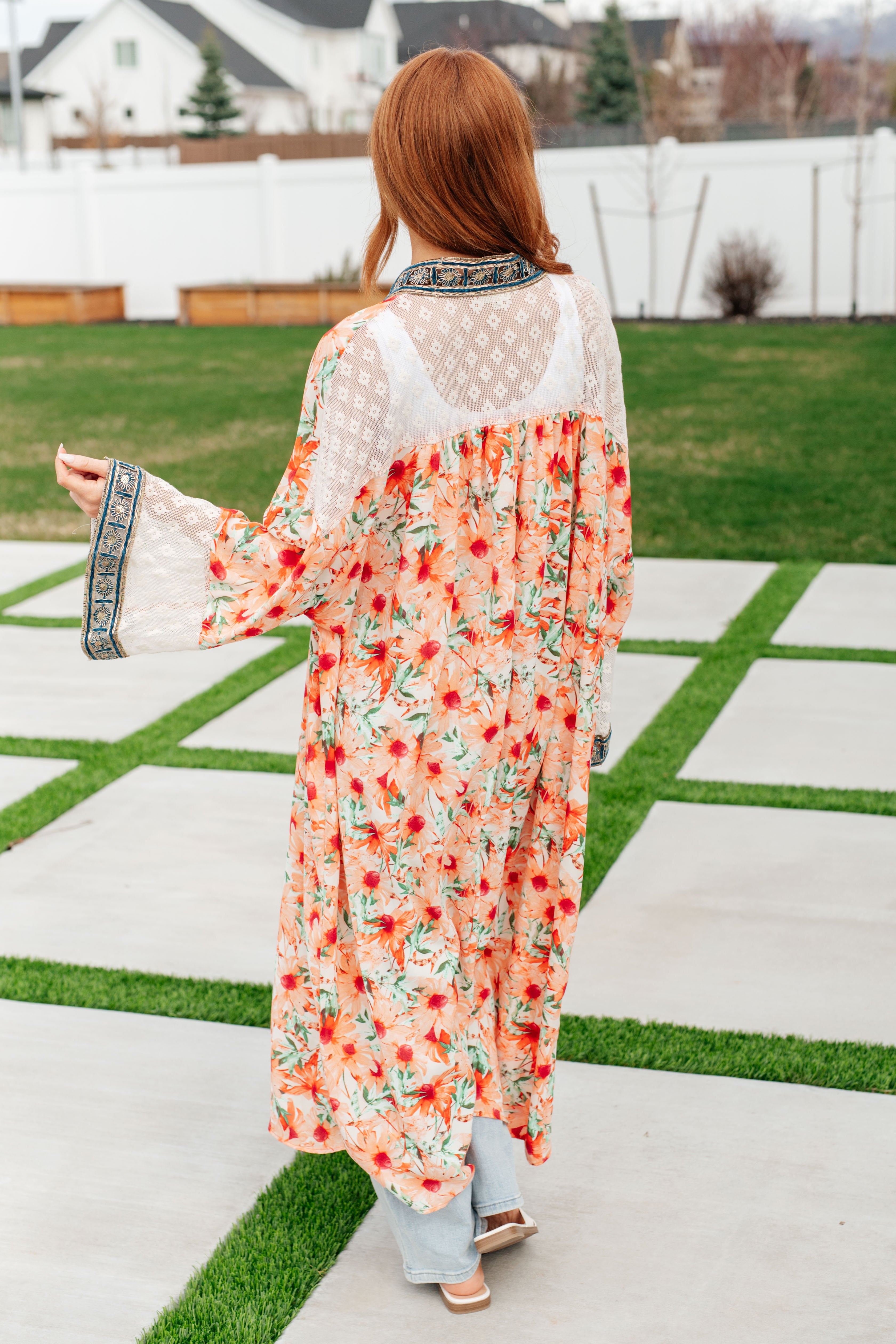 Festival of Feelings Duster Kimono - Elegant Flowy Long Cardigan for Women | Perfect for Festivals, Beach Cover Up, or Boho Chic Outfits