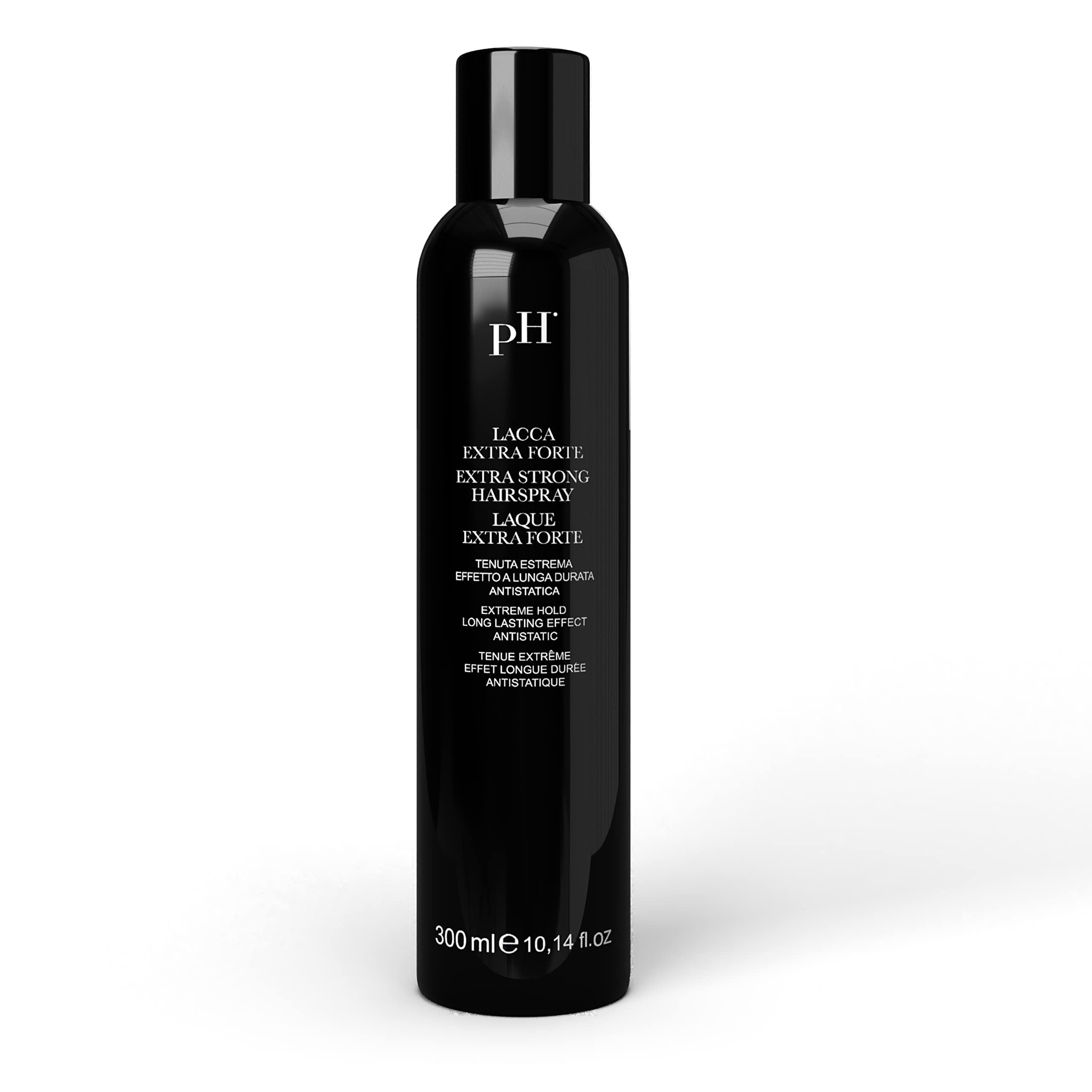 pH PURE HAIR Extra Strong Hairspray for Long-Lasting Hold - Anti-Frizz & Humidity Resistant Hair Spray for All Hair Types - Lightweight, Fast-Drying Styling Spray with Floral Scent (10.1 Oz) - Perfect for Updos, Curls, and Everyday Hair Styling