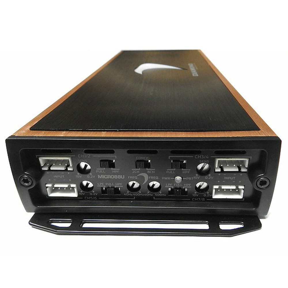 Diamond Audio MICRO88U 1000W RMS 8-Channel Class D Car Amplifier - High Power Full Range Audio for Car Stereo Systems | Perfect for SUVs, Trucks & Custom Car Audio Upgrades