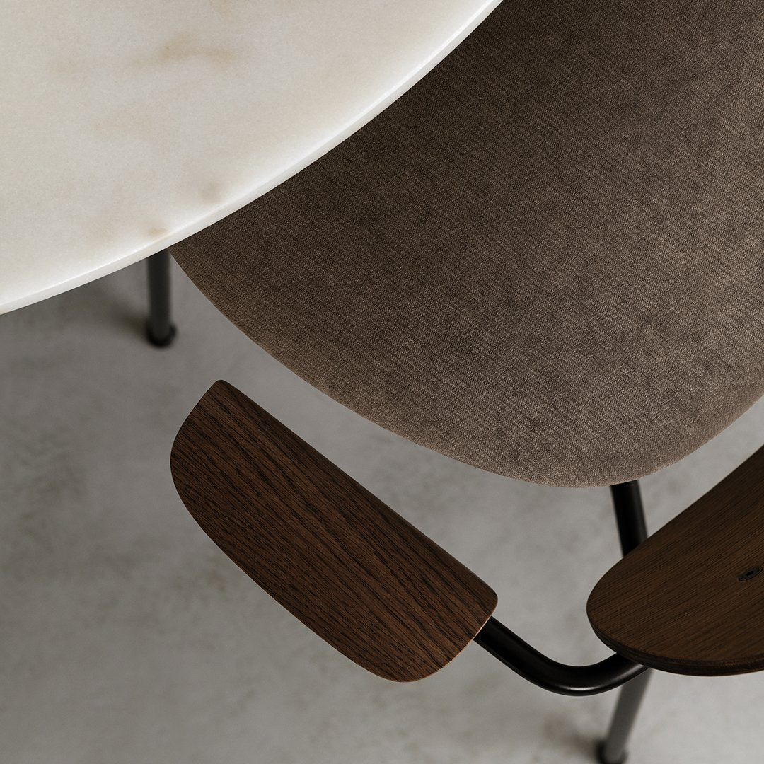 Modern Upholstered Dining Chair with Armrests - Comfortable & Stylish Seating for Kitchen, Dining Room, and Home Office