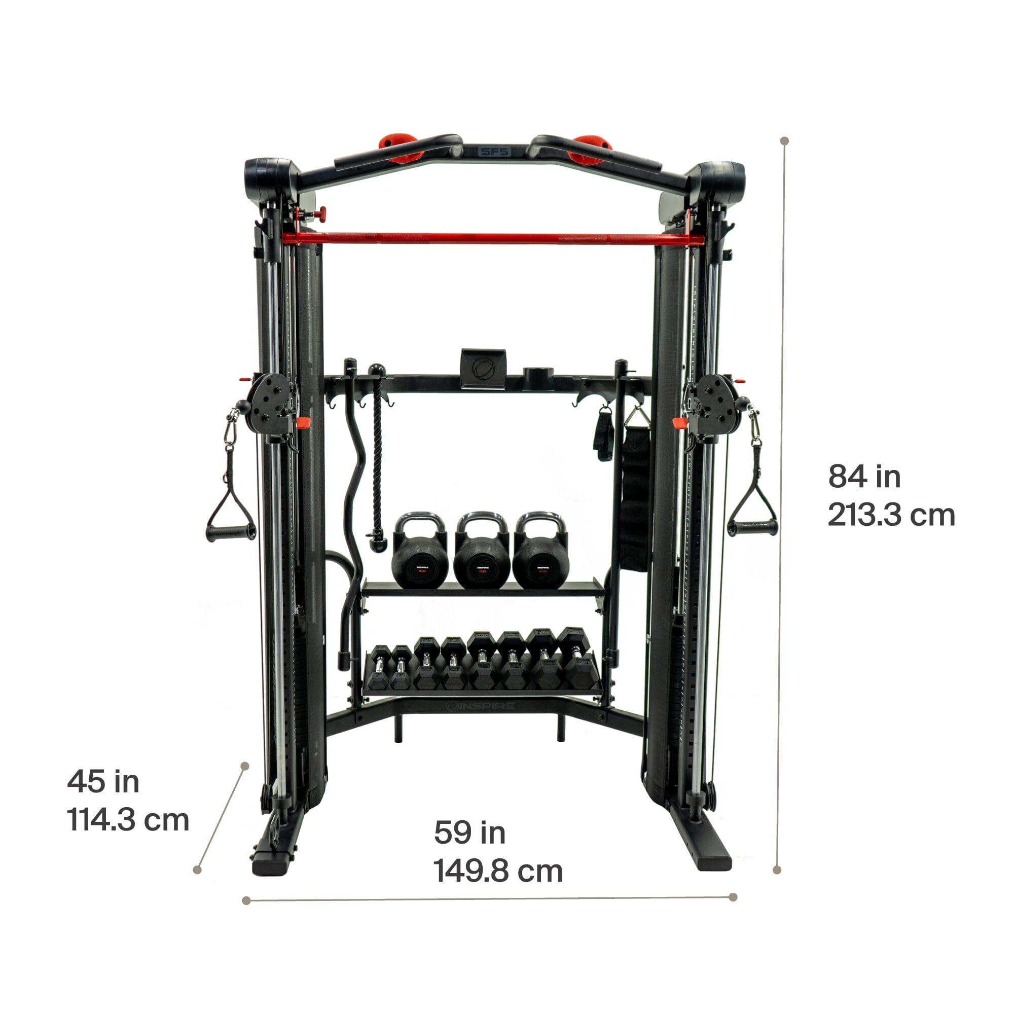 Inspire SF5 Smith Functional Trainer - Premium Home Gym Equipment for Strength Training & Fitness - Perfect for Home Workouts, CrossFit & Functional Training