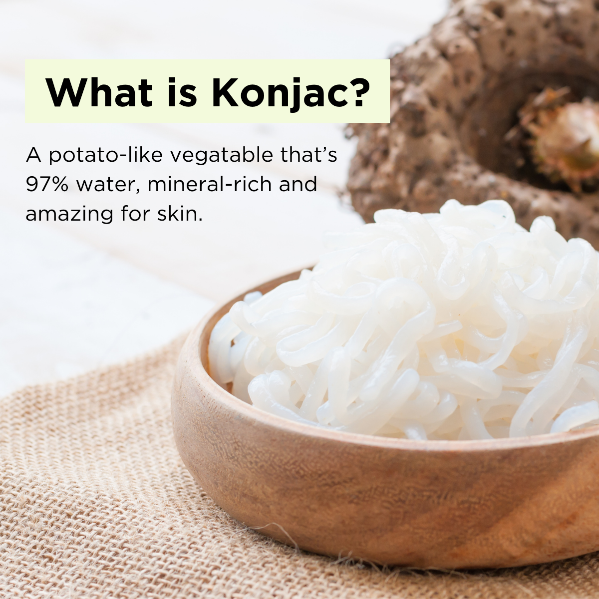 2 in 1 Konjac Body Sponge - Exfoliating & Cleansing Facial & Body Scrub - Natural Vegan Skincare for Soft Smooth Skin - Perfect for Shower, Bath & Daily Skincare Routine