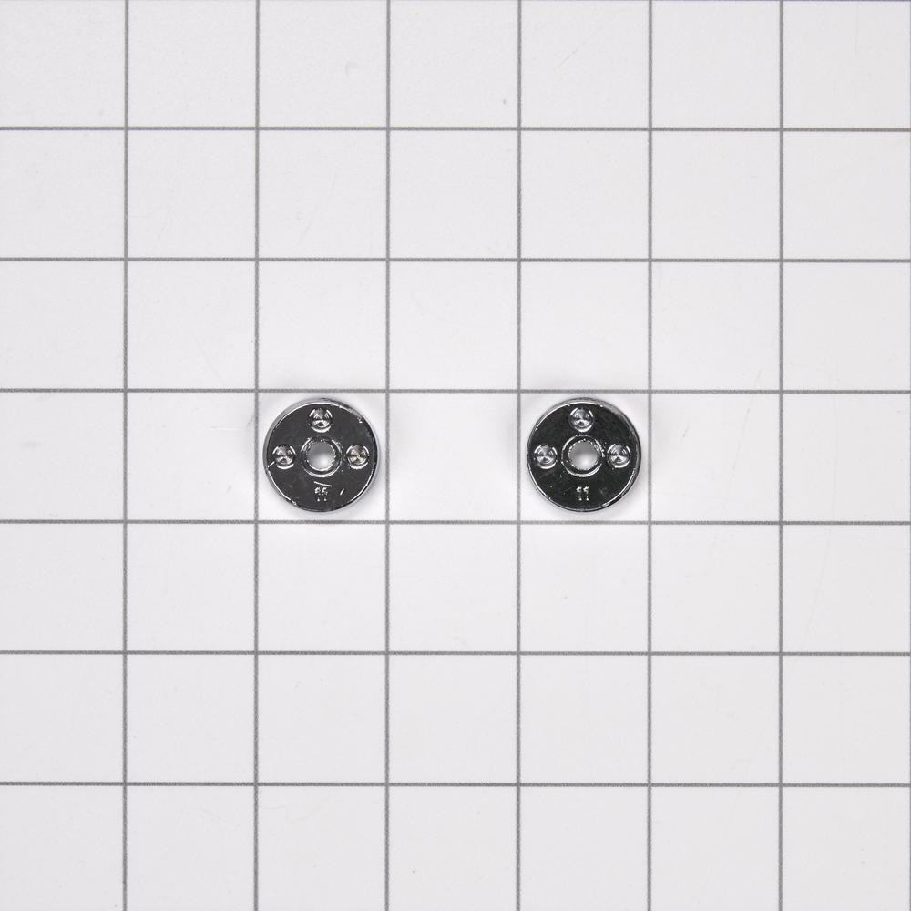 Amana W10846205 Refrigerator Handle Medallion Replacement Kit - OEM Part for Amana Refrigerators - Perfect for Kitchen Appliance Repair & Maintenance
