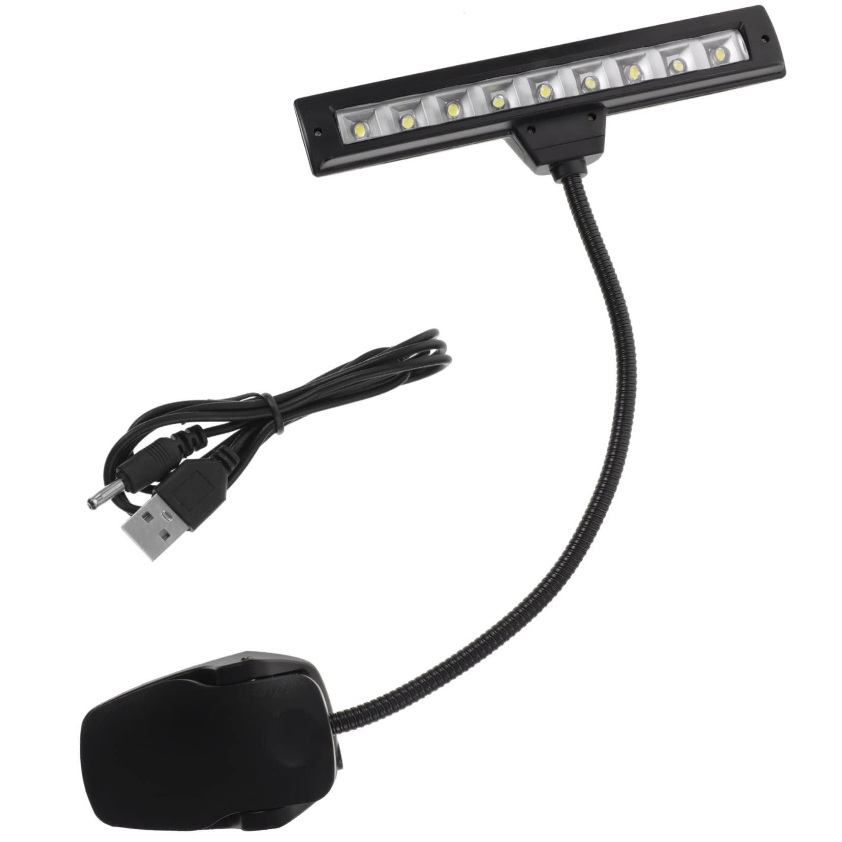 Rechargeable LED Music Stand Light - Clip On Piano Lamp with Adjustable Brightness, Portable Desk Lamp for Musicians, Students & Reading | Perfect for Orchestra, Practice Rooms & Nighttime Use
