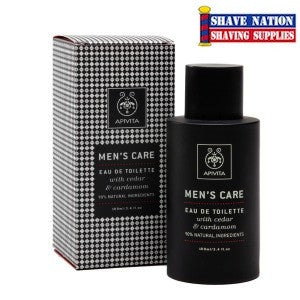 APIVITA Men's Care Eau De Toilette Spray - Fresh & Woody Cologne for Men - Long Lasting Fragrance for Daily Wear, Office & Special Occasions