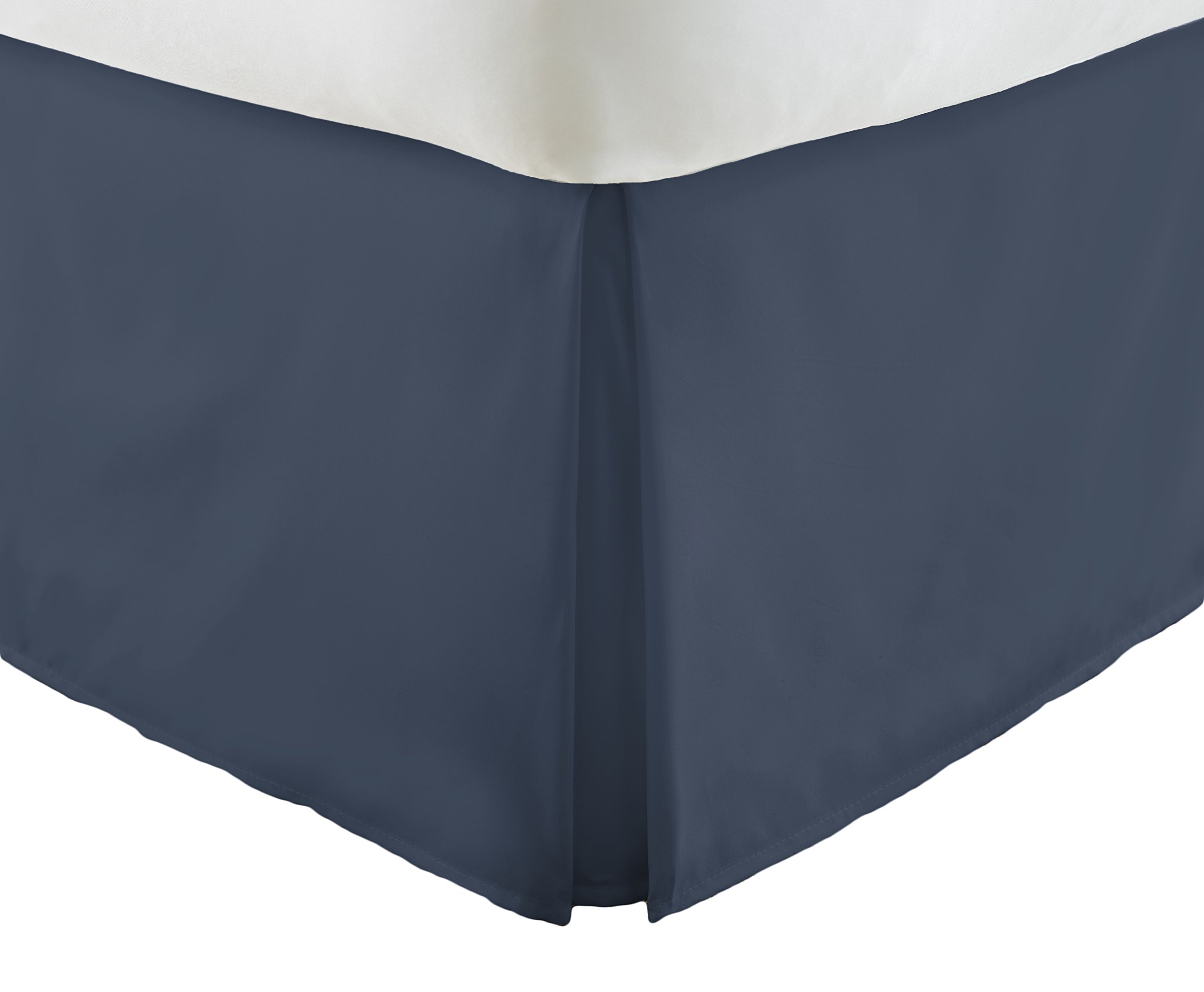 Elegant Bed Skirt with Elastic Fitted Design - Perfect for Bedroom Decor & Hotel Styling