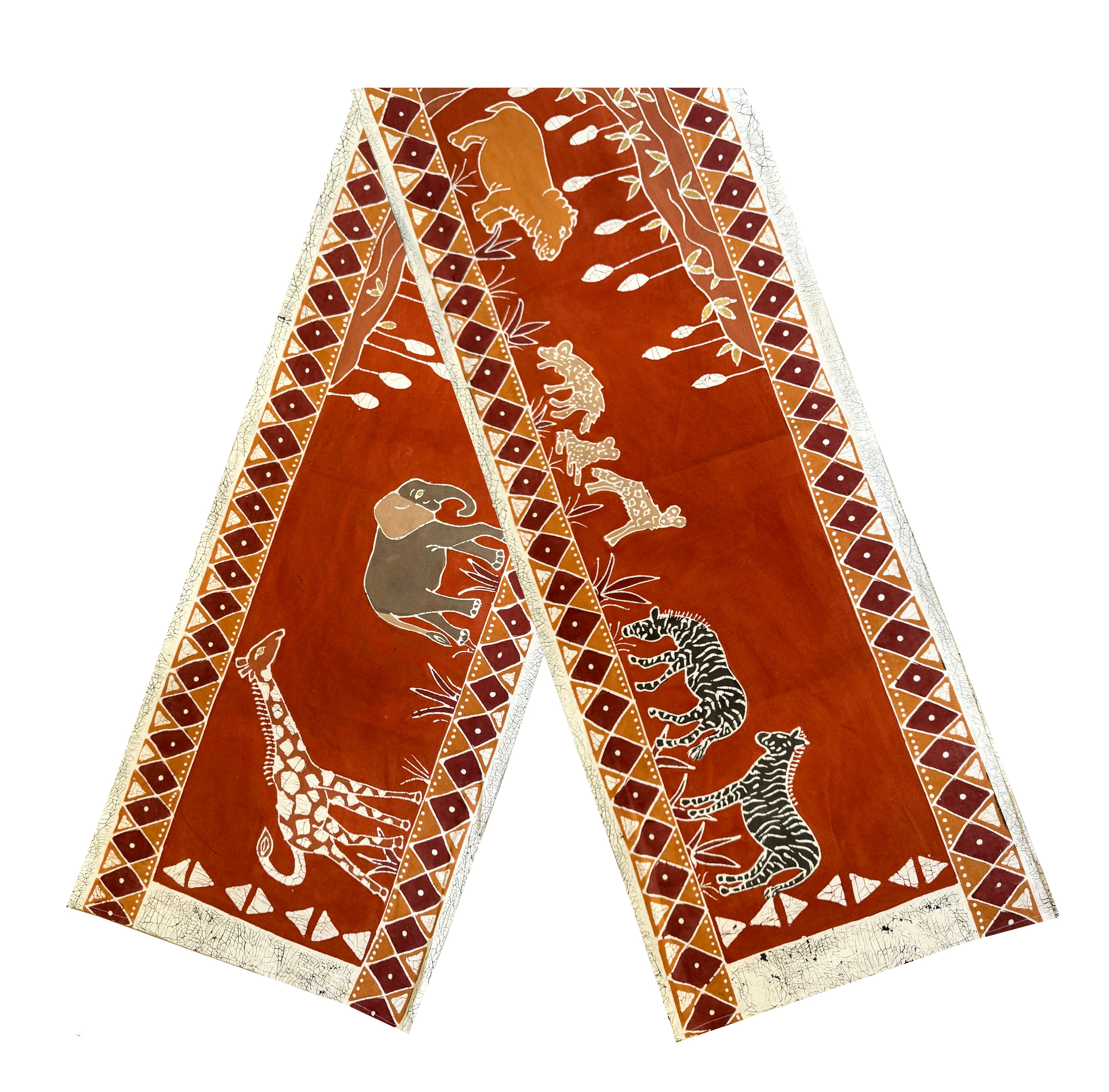 Kwapya Table Runner - African Safari Themed Dining Decor for Parties & Holidays | Elegant & Durable Home Table Setting