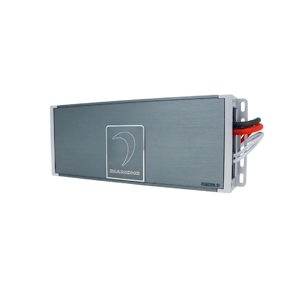 Diamond Audio DXM1200.1D MOTORSPORT 800W Class D Mono Amplifier - Waterproof, Compact Car Audio System for Boats, ATVs & Off-Road Vehicles