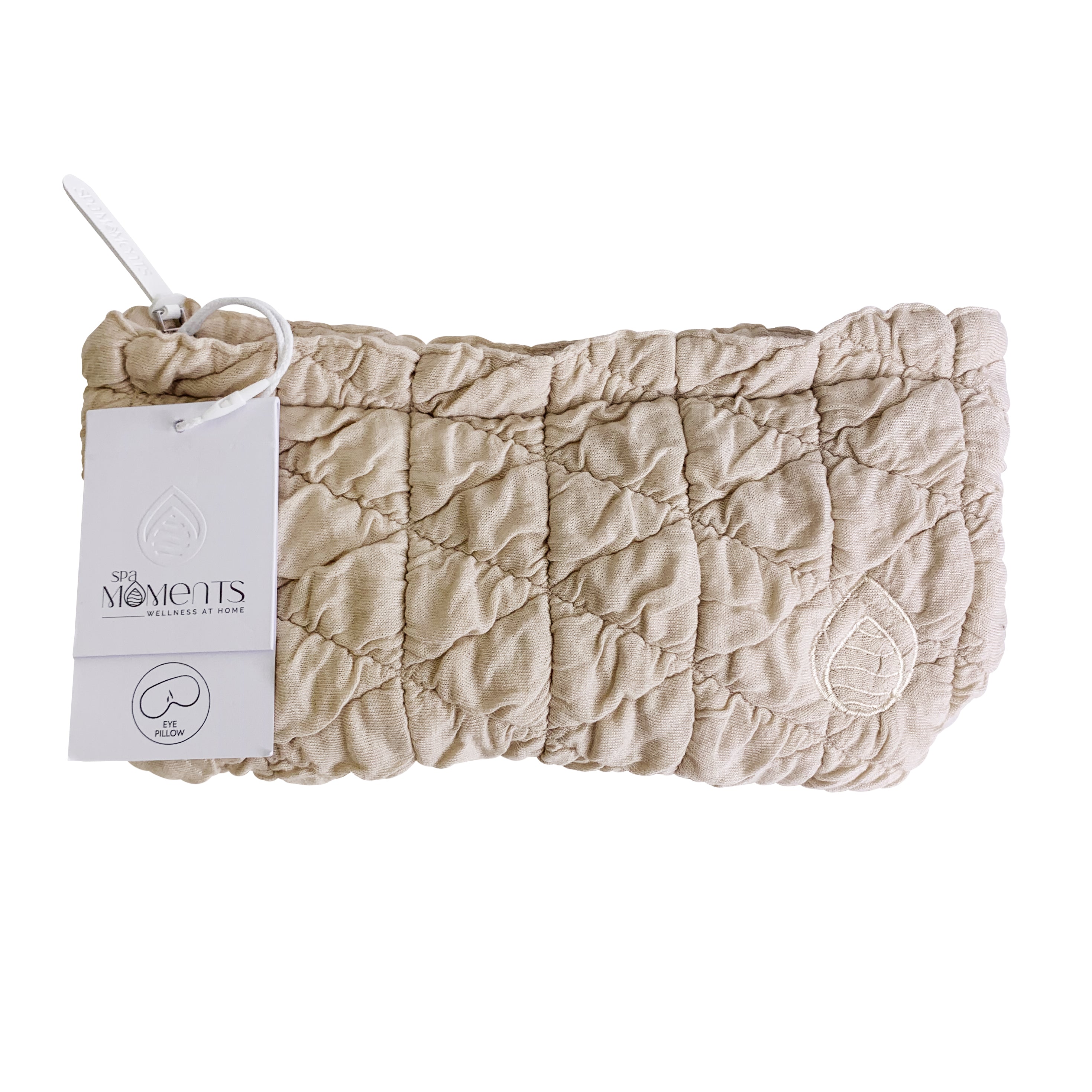 Relaxing Spa Moments Quilted Eye Pillow for Stress Relief & Sleep - Perfect for Meditation, Travel & Home Spa Treatments