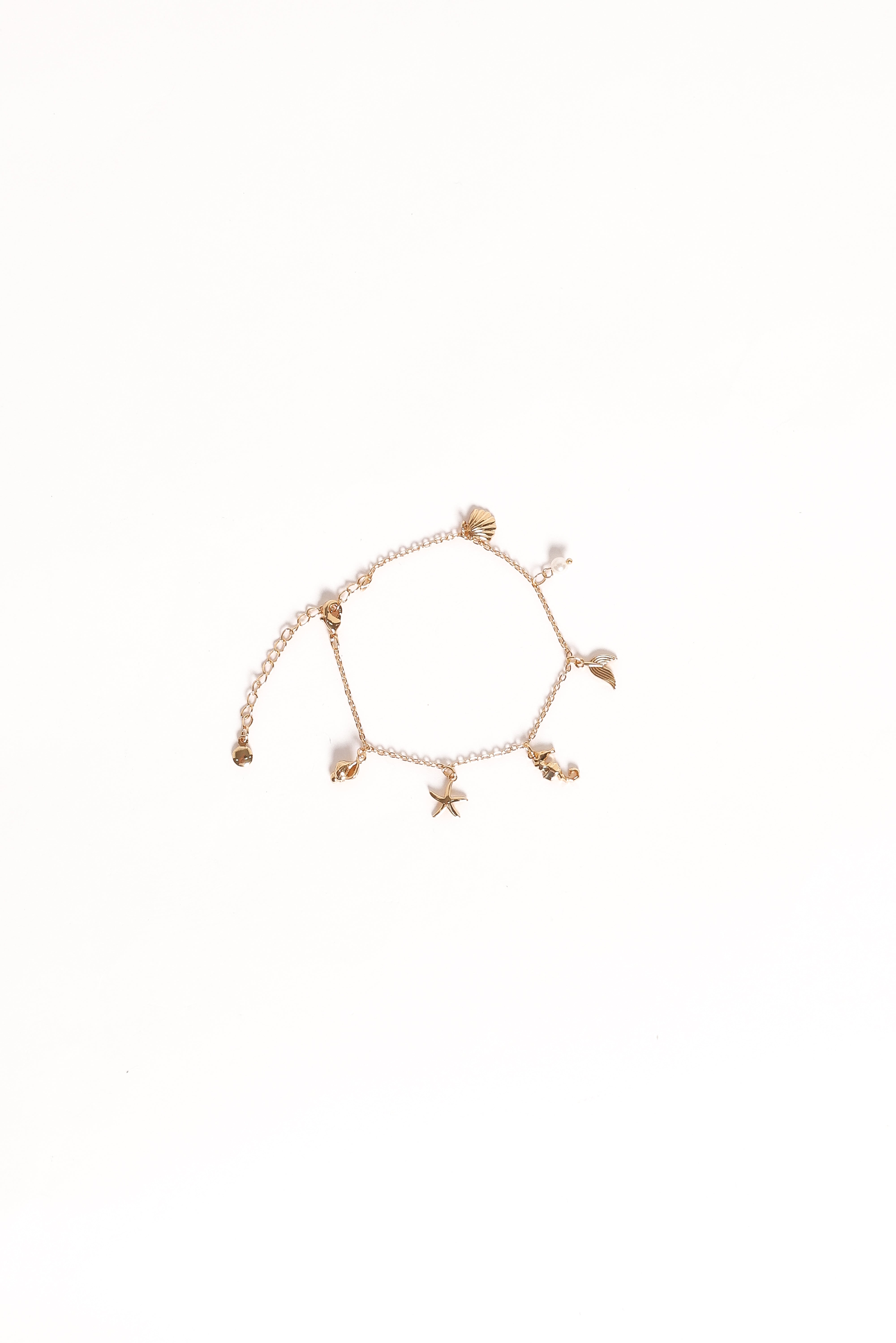 Alex Charm Bracelet for Women - 14K Gold Plated Adjustable Chain Bracelet - Elegant Jewelry Gift for Her - Perfect for Parties, Dates & Special Occasions