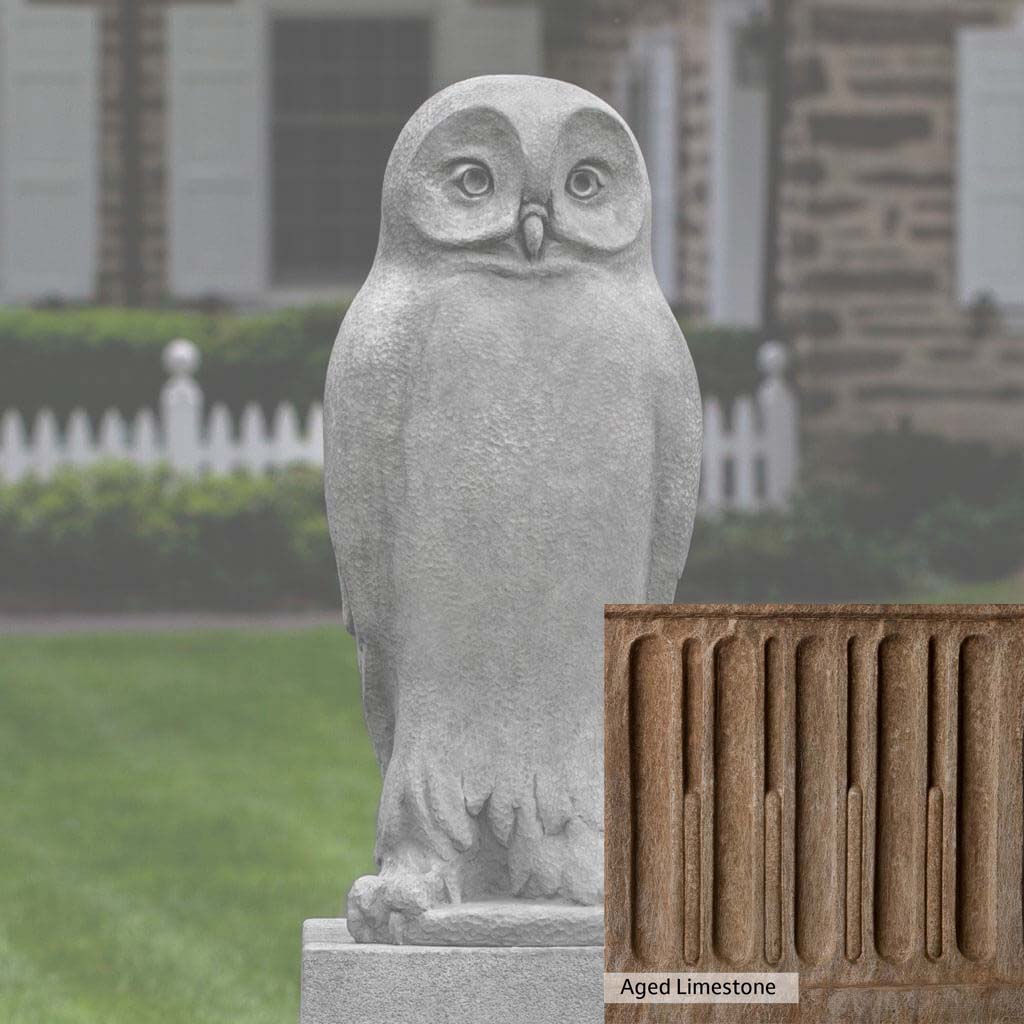 Dr. Hoo Statue - Handcrafted Home Decor & Garden Sculpture | Campania International | Perfect for Indoor & Outdoor Decor, Gifts, and Feng Shui