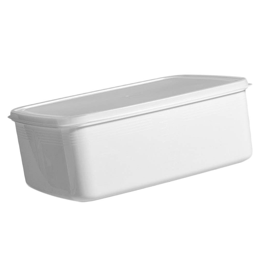 Cabilock 3L Airtight Food Storage Container - BPA Free Plastic Cereal, Dry Fruit, Snack Organizer Bin with Lid - Perfect for Pantry, Kitchen & Refrigerator Organization (White)