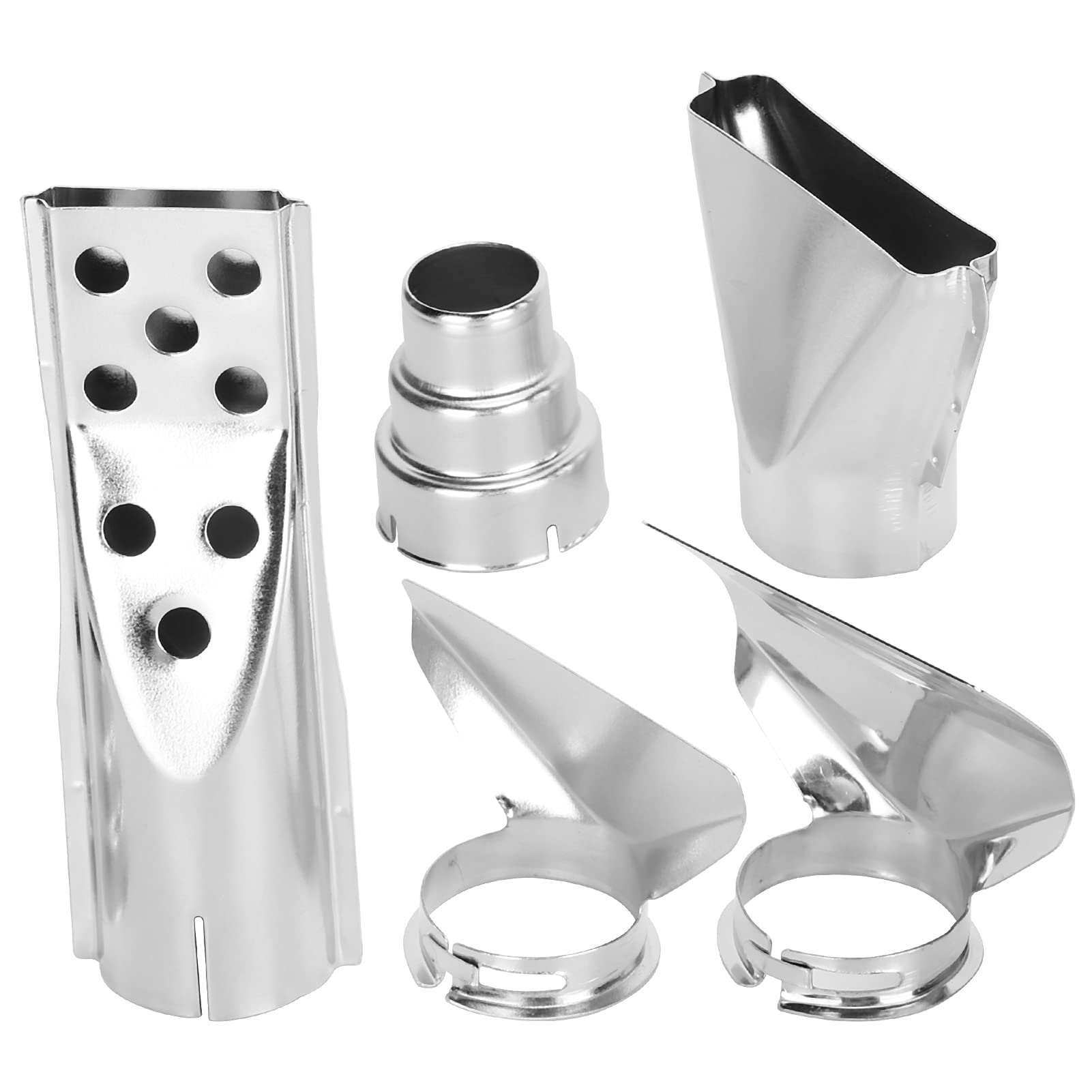 Stainless Steel Flat Nozzle for Hot Air Gun - Industrial Heating Tool Accessory for Welding & DIY Projects