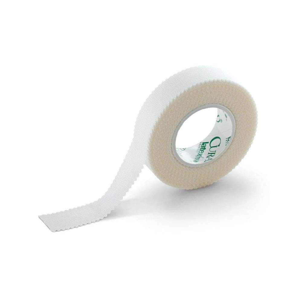 Medline CURAD Silk-Like Cloth Adhesive Tape - 1/2 Inch x 10 Yards, Hypoallergenic Medical Tape, Pack of 240 Rolls - First Aid, Wound Care, Sports Injury & Bandage Securing