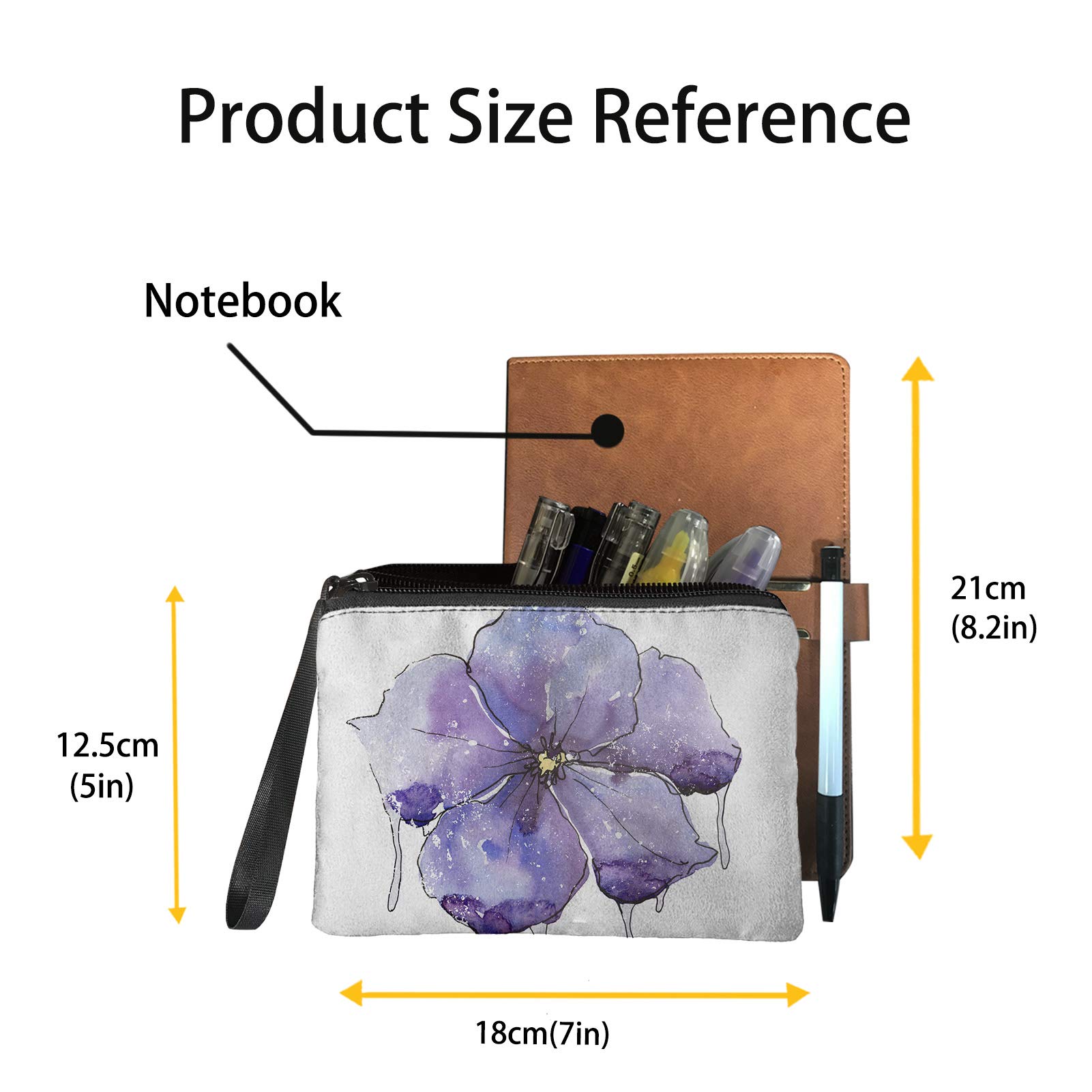Jeiento Waterproof Sea Turtle Coin Purse - Travel Makeup Bag for Women