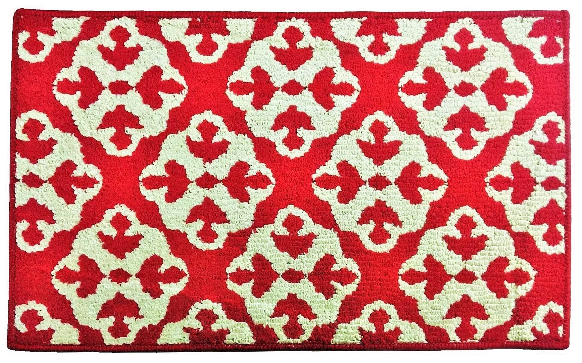 Non-Skid Medallion Pattern Rug - 17