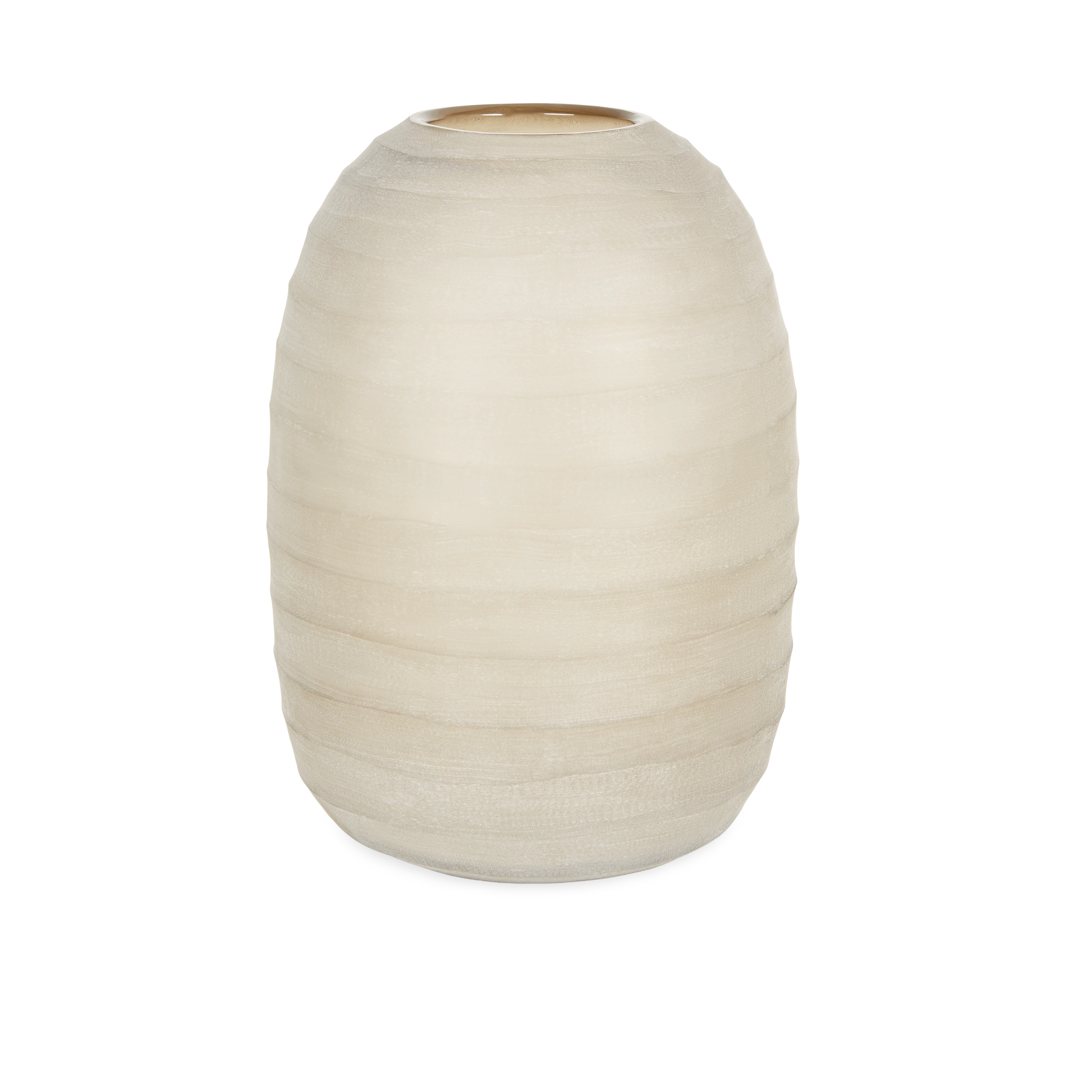 Handmade Carved Glass Vase - Elegant Home Decor for Centerpieces, Wedding Decorations & Living Room Accents