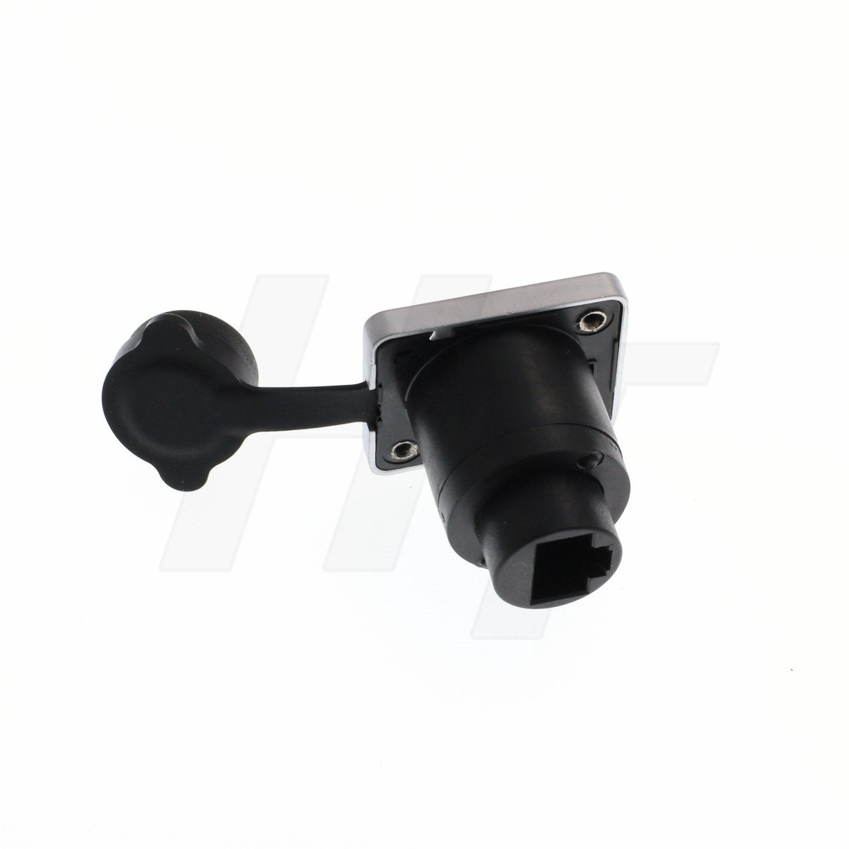 Waterproof RJ45 Ethernet Panel Mount Connector - Cat5e Feedthrough Chassis Receptacle (3 Pack) for Outdoor Networking, Industrial Equipment & Marine Applications