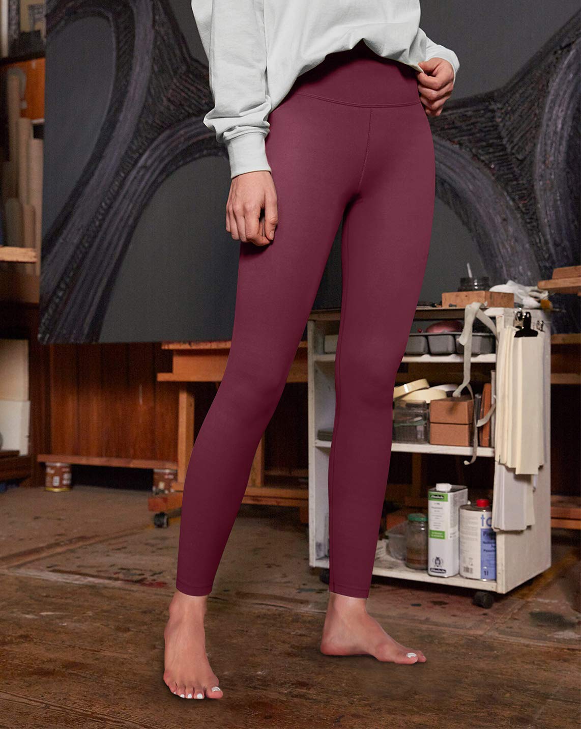 IUGA High Waisted Yoga Pants for Women - Running, Workout & Gym Leggings with Inner Pocket - Tummy Control & Comfortable Stretchy Fabric - Perfect for Yoga, Pilates & Lounge Wear