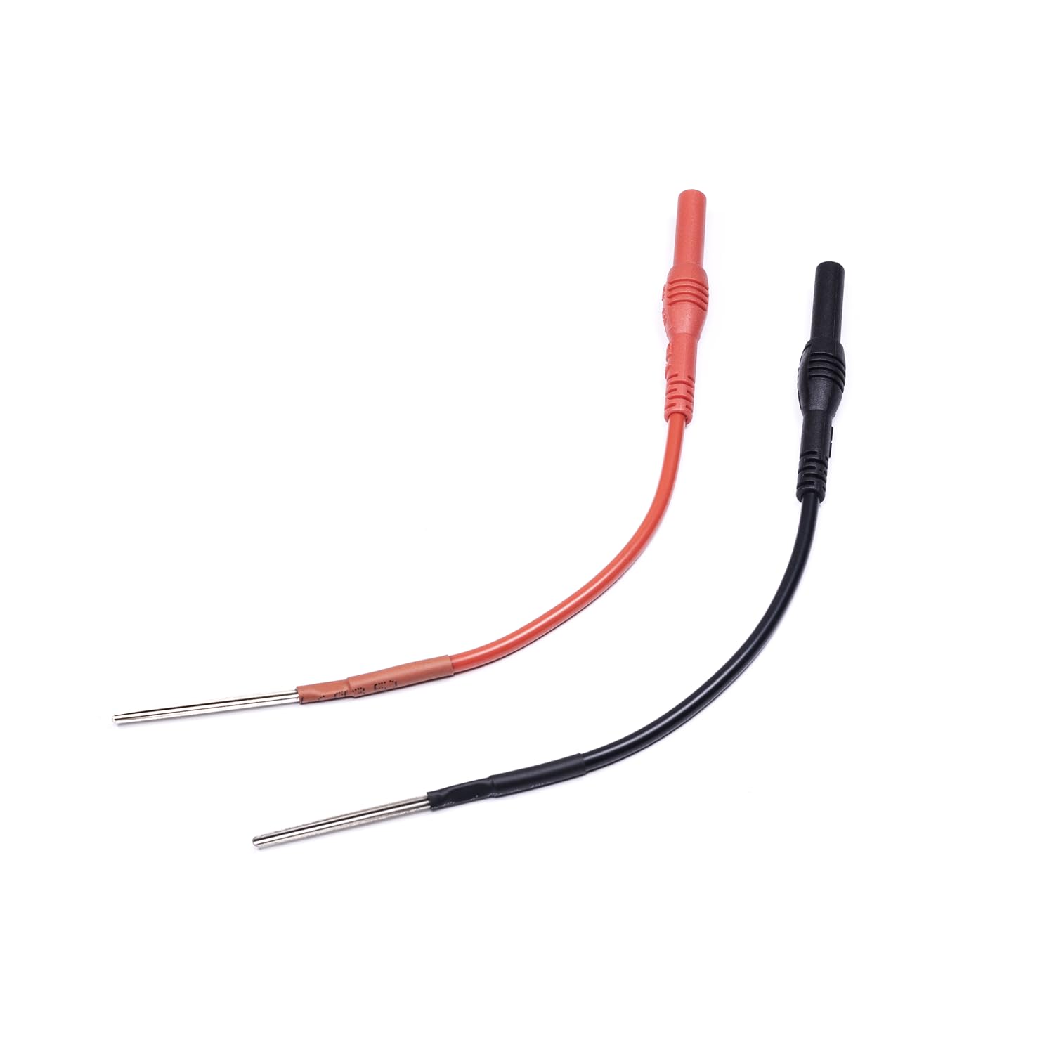 2 PCS Silicone Flexible Spoon Back Probes - Automotive Back Probe Pins Compatible with 4mm Banana Plug Test Leads for Circuit Testing & Electrical Diagnostics | Perfect for Mechanics, DIY Car Repairs & Electronics Projects