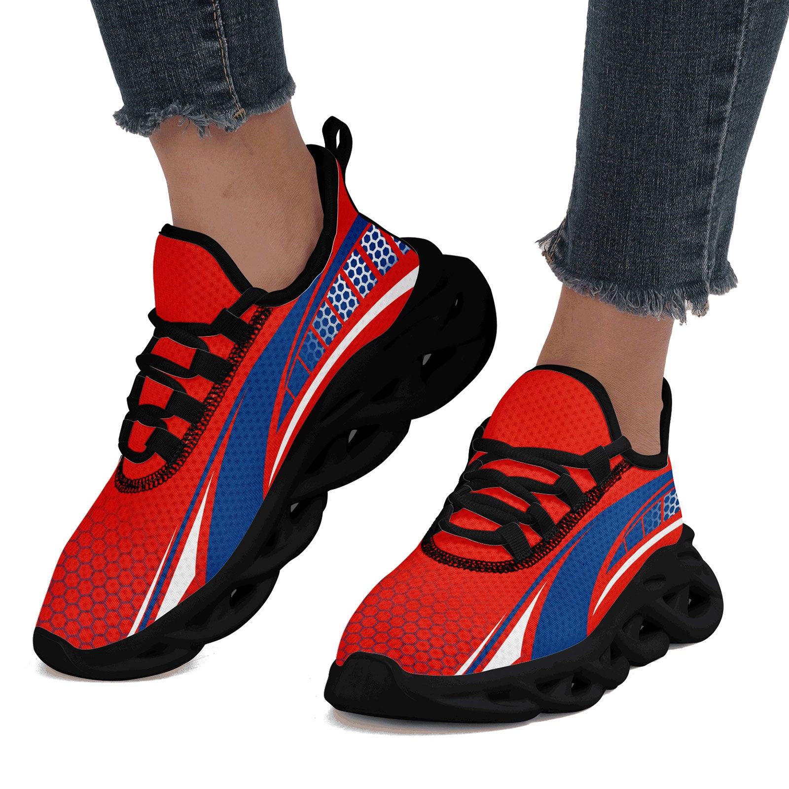 Custom Maxsoul Personalized Sneakers - Breathable Lightweight Running Shoes for Men & Women (Model FN003 E025022) - Perfect for Jogging, Gym Workouts & Casual Wear