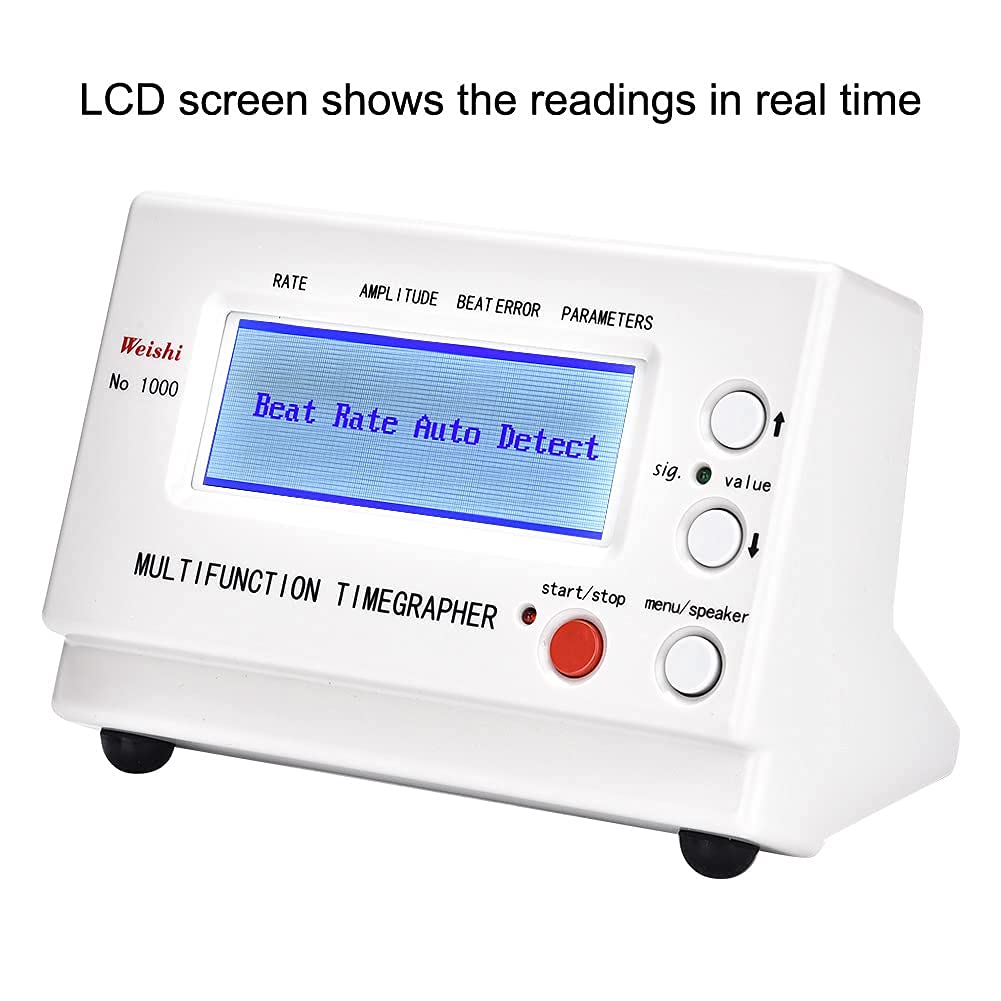 Professional Watch Timing Machine & Timegrapher - High-Precision Watch Tester & Calibrator for Mechanical Watches | Perfect for Watchmakers, Repair Shops & Enthusiasts