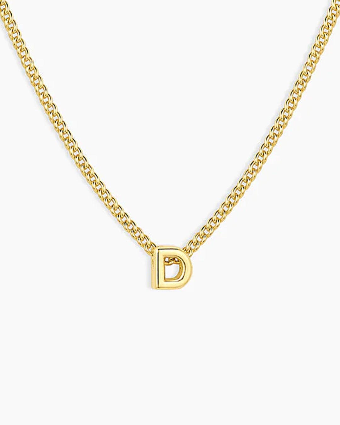 Wilder Mini Alphabet Necklace - Personalized Initial Pendant Jewelry for Women | Perfect Gift for Birthday, Anniversary & Everyday Wear