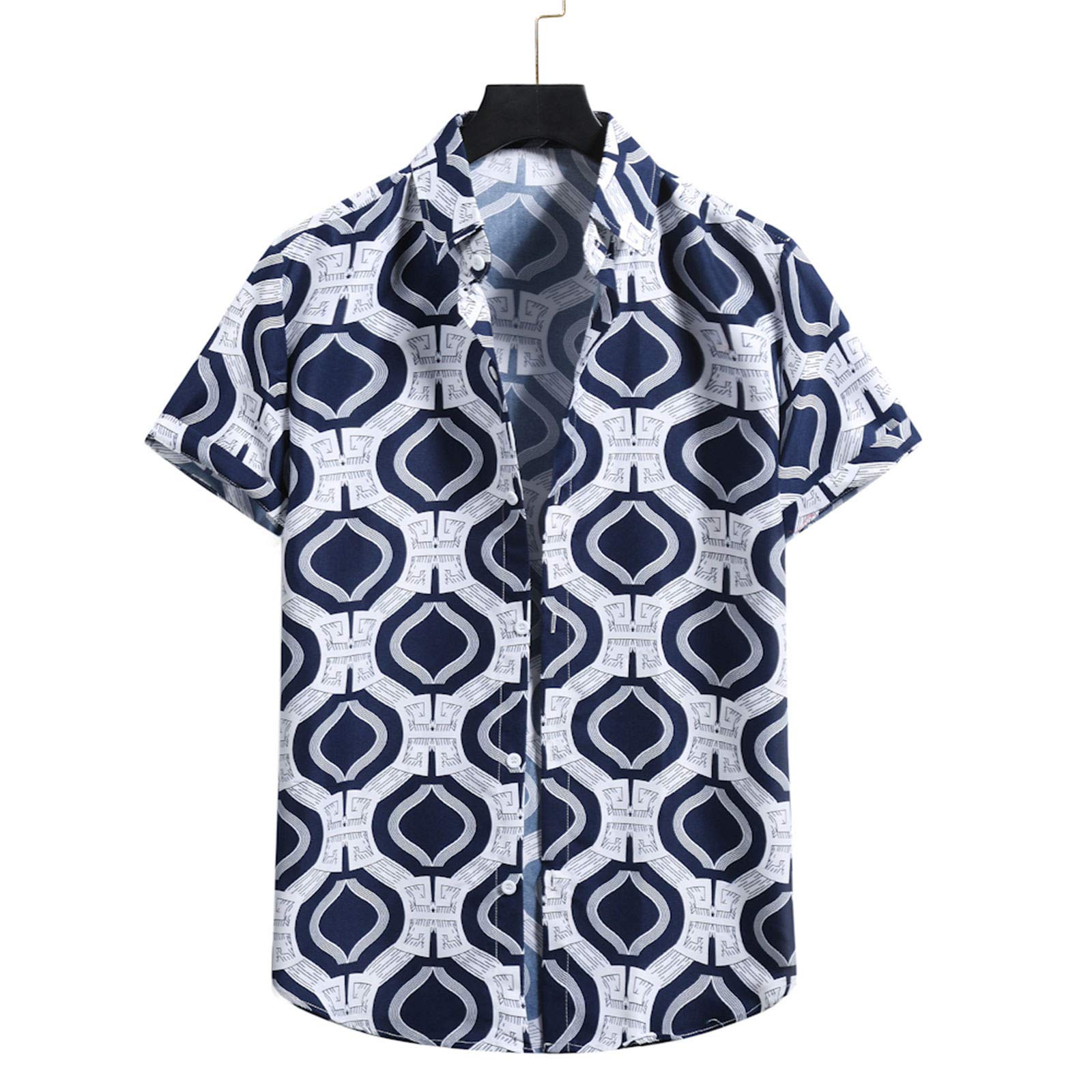 Women's & Men's Hawaiian Shirt Floral Print Short Sleeve Beach Shirt - Tropical Vacation, Summer Party, Luau Outfit
