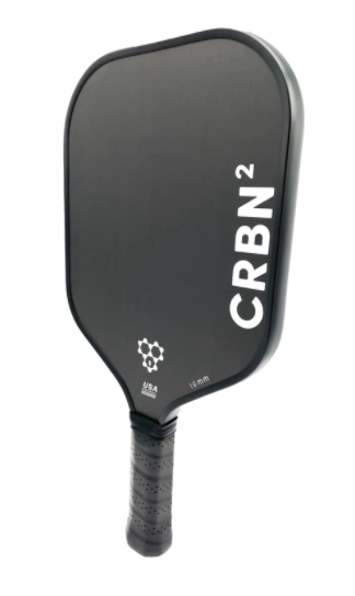 Crbn² Square Pickleball Paddle - Premium Carbon Fiber Pickleball Racket [White] | Perfect for Competitive Play & Recreational Games