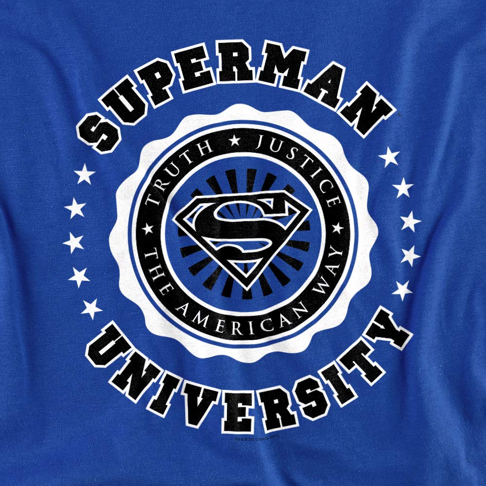 Superman University Unisex Adult T-Shirt for Men & Women - Casual Wear, Gifts, and College Pride Apparel