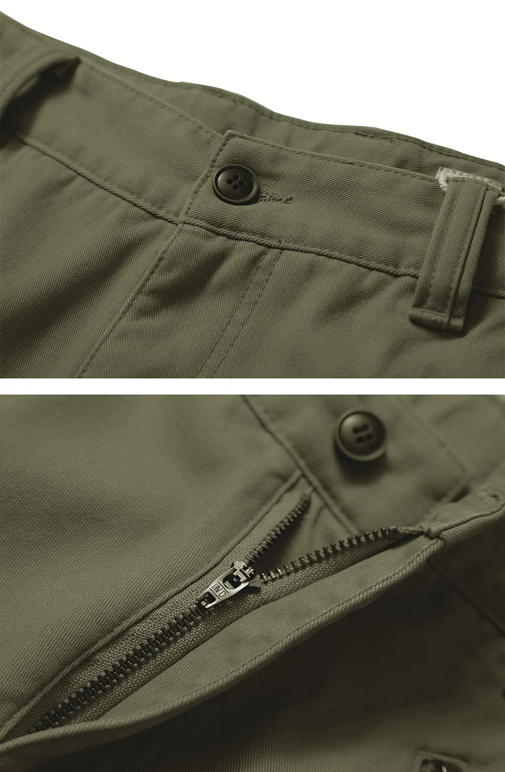 AKARMY Men's Fleece Lined Hiking Pants - Waterproof Outdoor Cargo Pants for Hiking, Skiing & Work with 8 Pockets - Warm Winter Tactical Pants for Camping & Snow Activities