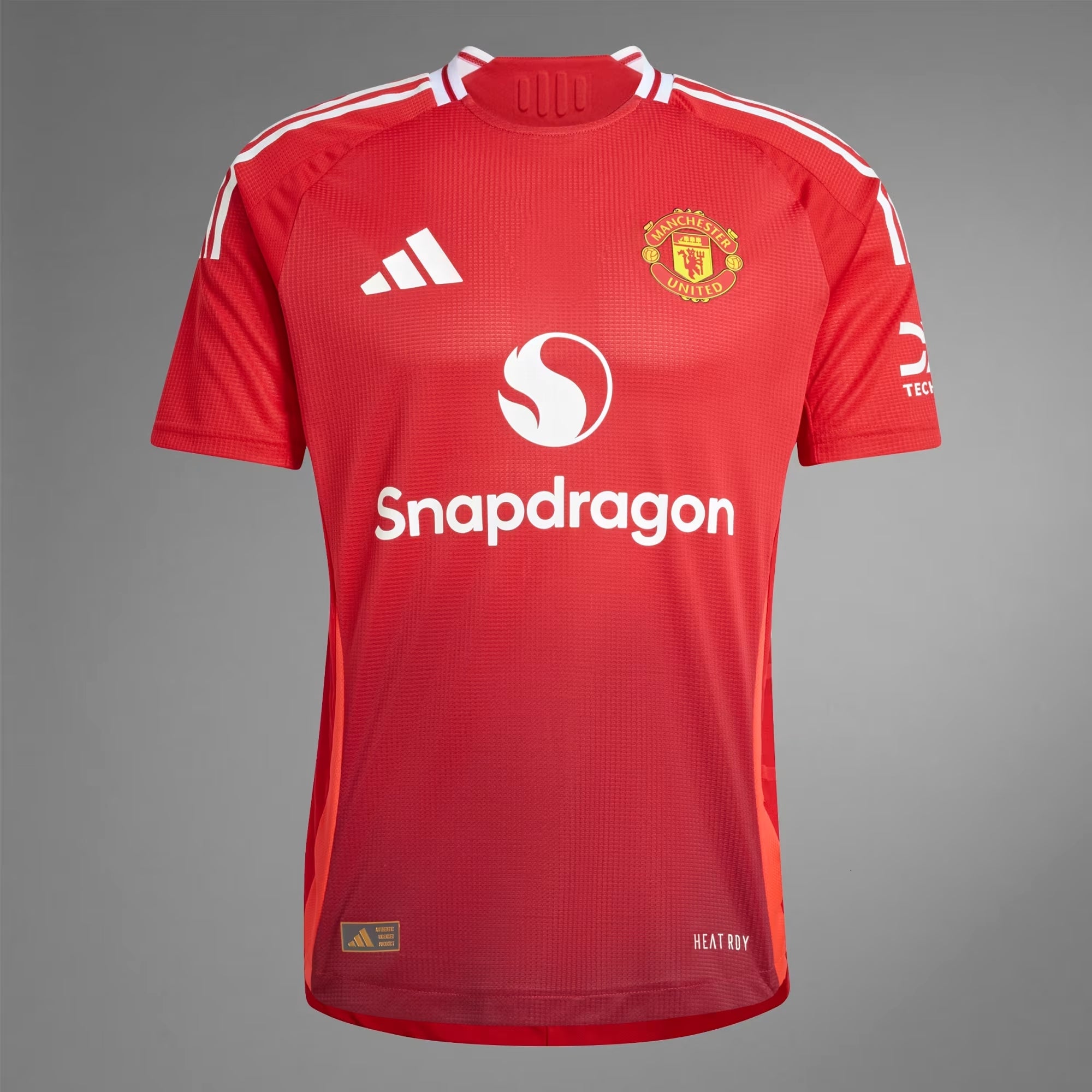 Adidas Manchester United 2024/25 Match Home Jersey - Official Authentic Soccer Jersey for Men - Perfect for Match Day, Training & Fan Support