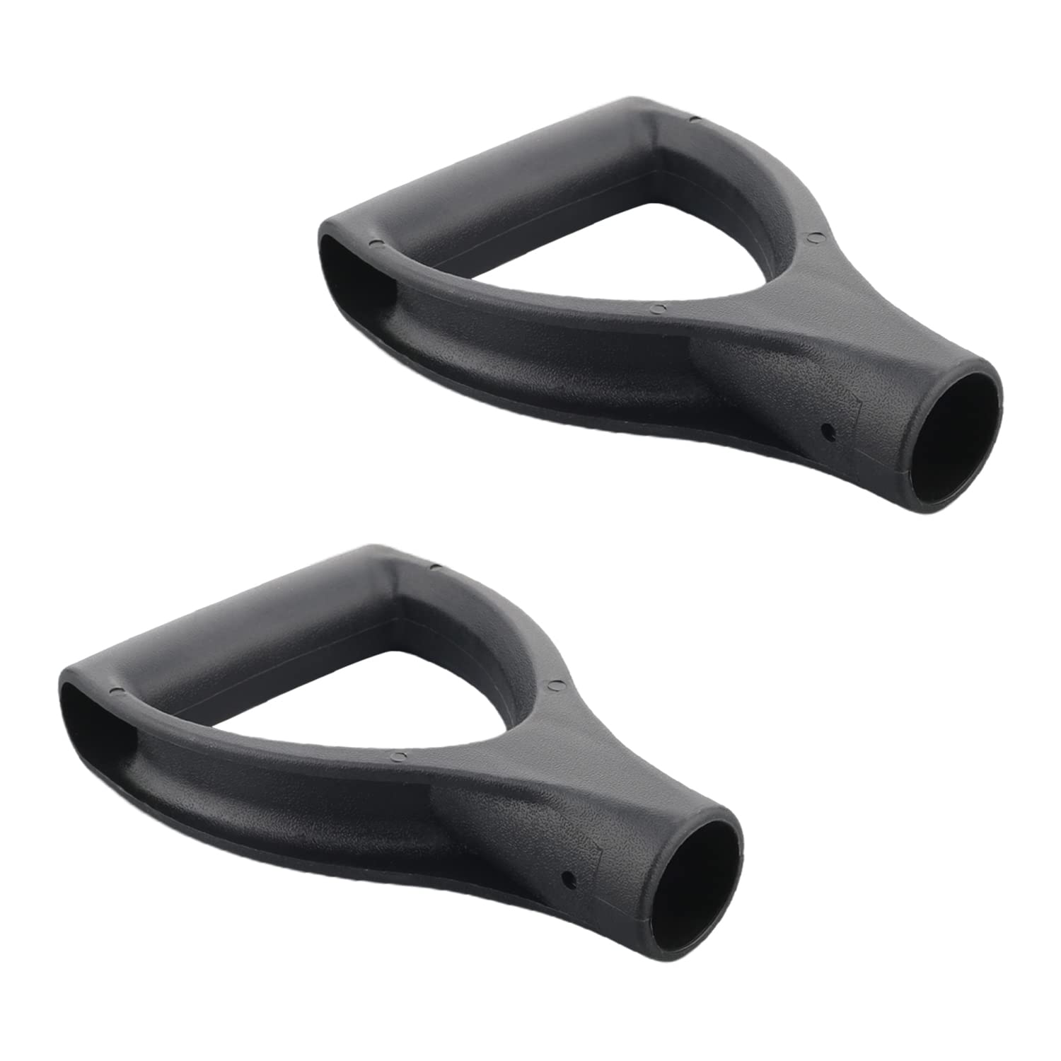 2PCS D-Shaped PVC Grip Shovel Handles, 32mm/1.26