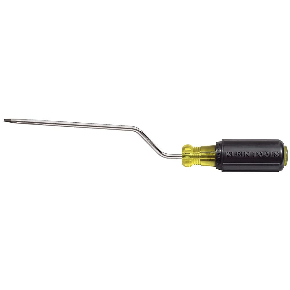 Klein Tools 671-6 Rapi-Driv Screwdriver with 1/4-Inch Cabinet Tip & 6-Inch Shank - Professional Electrician Screwdriver for Tight Spaces & Cabinet Installation