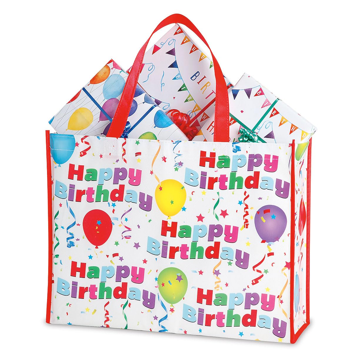 Eco-Friendly Large Reusable Shopping Tote Bags - Durable Grocery Bags for Supermarket, Beach & Travel - Foldable & Washable