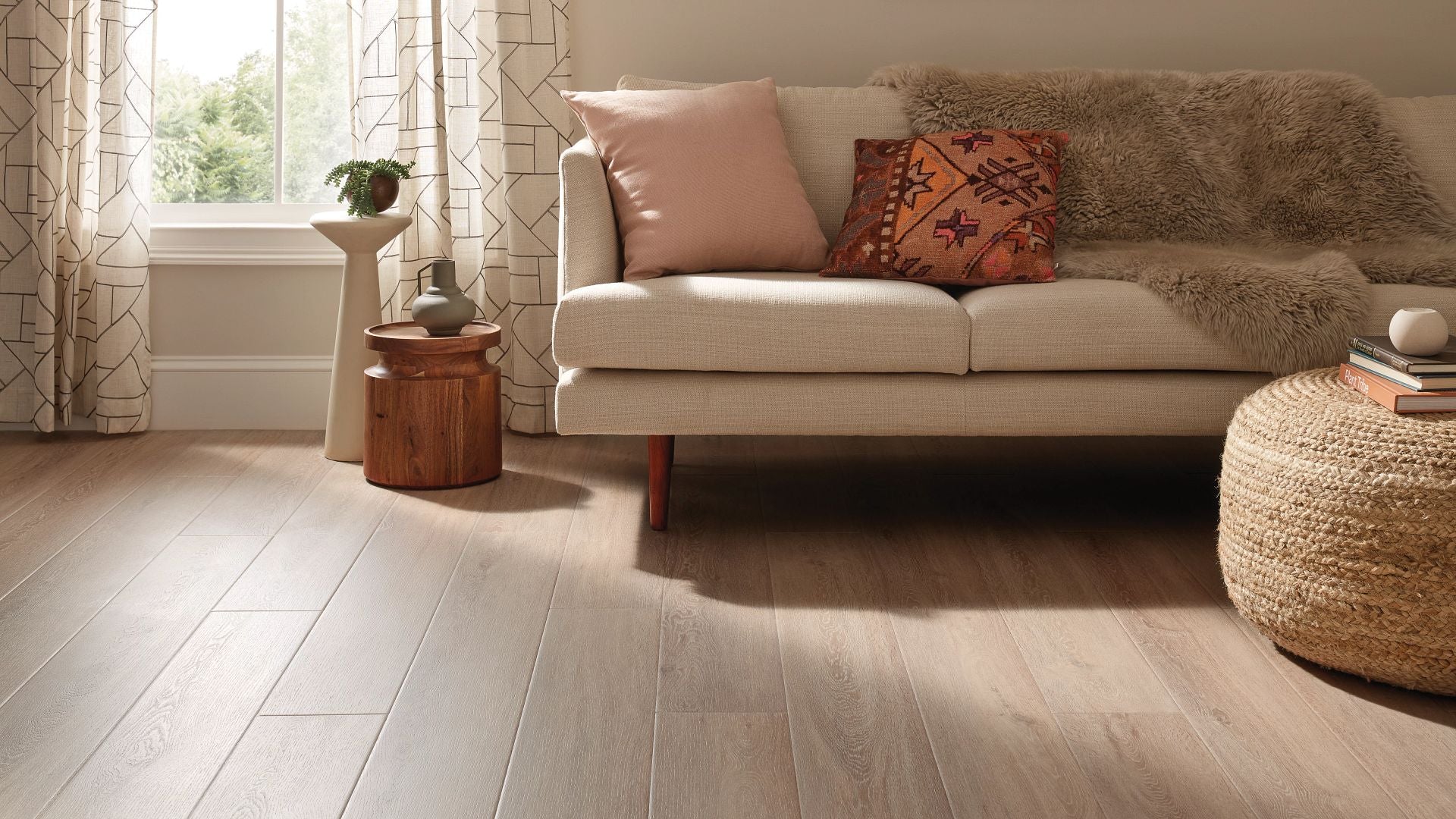 Coretec Plus HD Integrated Bevel Bosc Oak 7x60 Waterproof Luxury Vinyl Plank Flooring - Durable & Easy Installation for Living Room, Bedroom & Kitchen