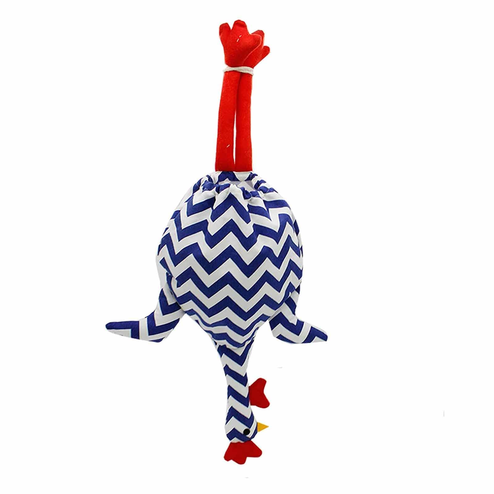 Chicken-Shaped Grocery Bag Holder & Dispenser - Creative Hanging Storage Organizer for Kitchen, Pantry, or Laundry Room - Perfect Household Gift for Bag Organization