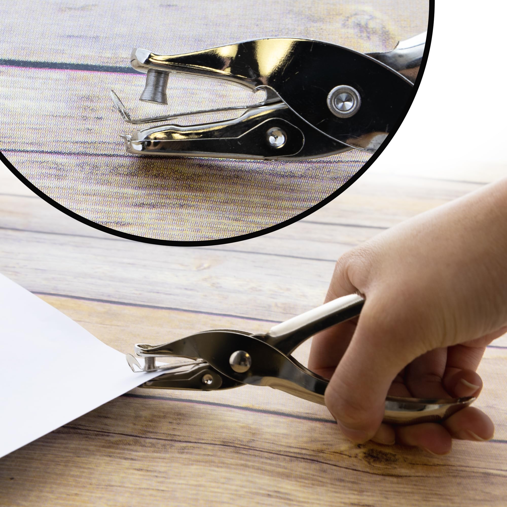 Premium BAZIC 3-Hole Punch 1/4