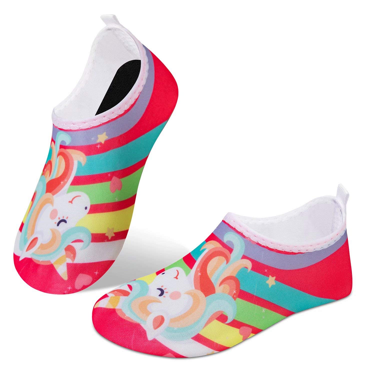 Torotto Kids Water Shoes for Boys Girls - Quick Dry Barefoot Swim Shoes Non Slip Aqua Socks for Toddler Pool Beach Yoga - Perfect for Swimming, Surfing, and Water Play