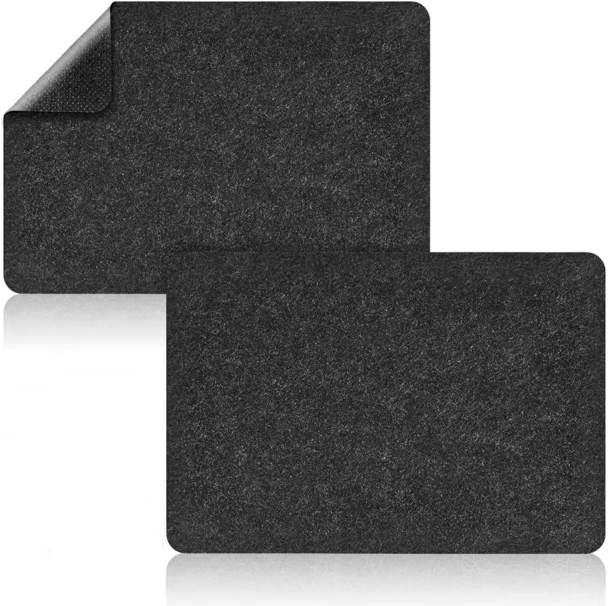 Heat Resistant Mat for Air Fryer - 2 Pack Non-Slip Silicone Countertop Protector Pads for Kitchen Appliances (Air Fryer, Blender, Coffee Maker, Toaster) - Perfect for Countertop Protection & Easy Cleaning