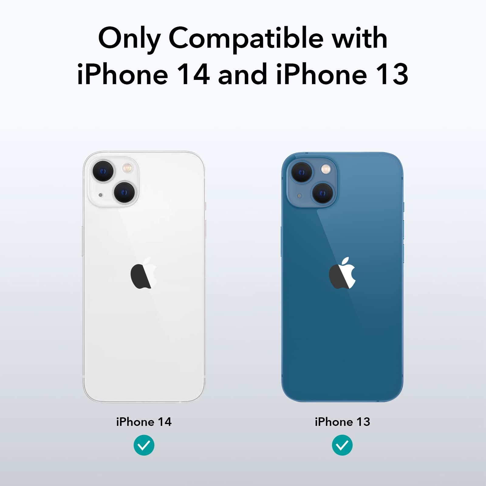 ESR Clear Case for iPhone 14 & iPhone 13 - Shockproof Thin Silicone Cover, Anti-Yellowing Slim Transparent TPU Phone Case (Project Zero Series) - Perfect for Everyday Protection & Showcasing Your Phone Design