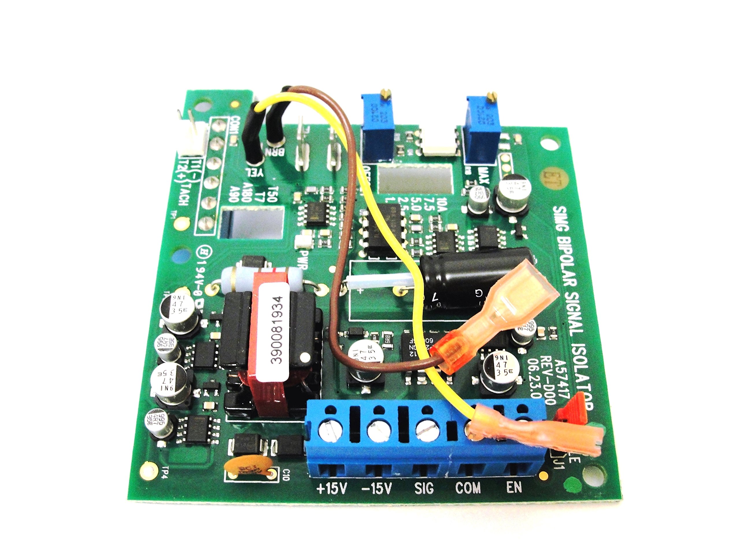 KB ELECTRONICS 8832 Bipolar Signal Isolator Circuit Board with Enable Jumper & Field Adjustable - KBMG SIMG for Industrial Automation & Control Systems