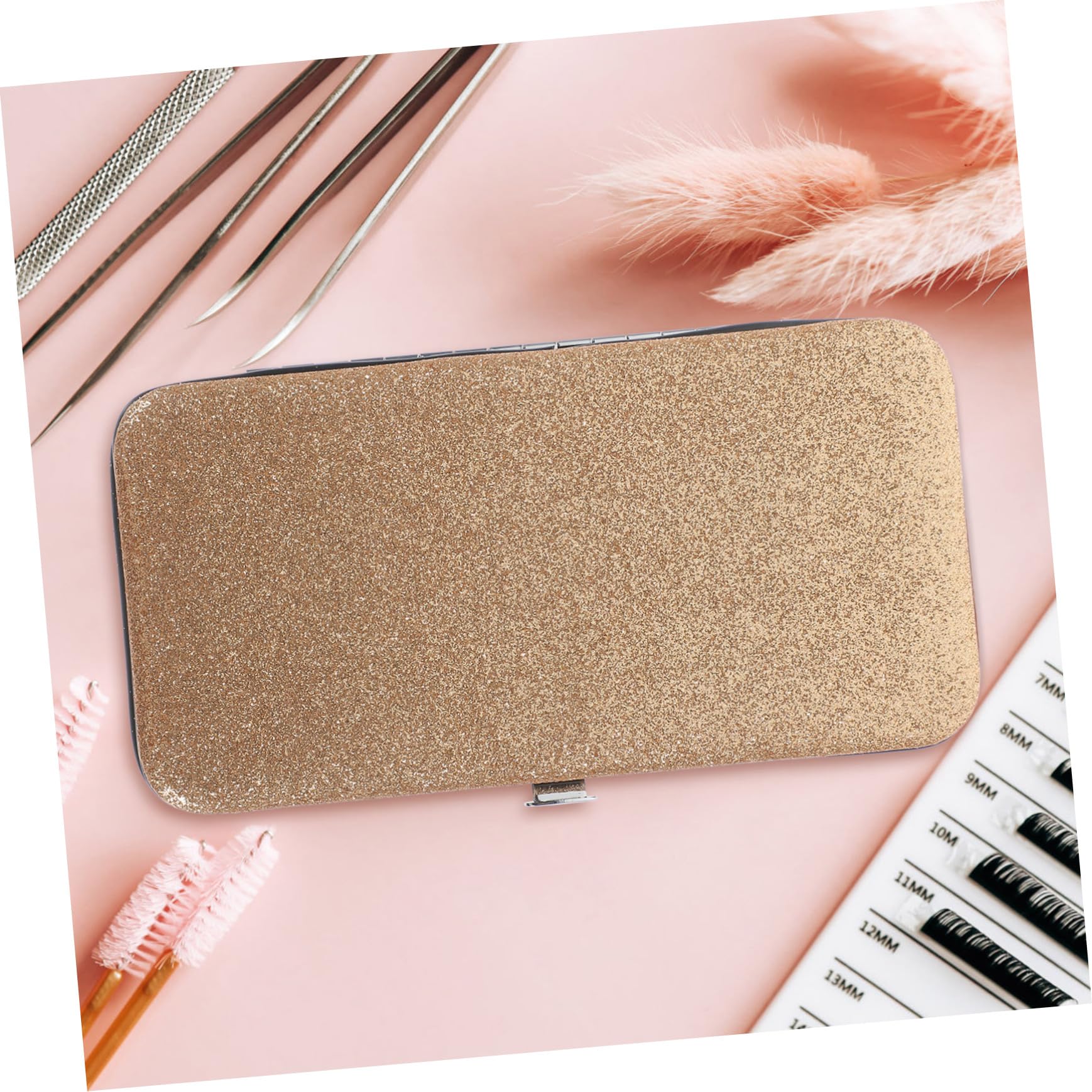 Elegant Eyelash Tweezer Carrying Case - Compact Travel Lash Tweezer Holder for Makeup Artists & Professionals | Perfect for Salon, Home Use & On-the-Go Beauty Essentials