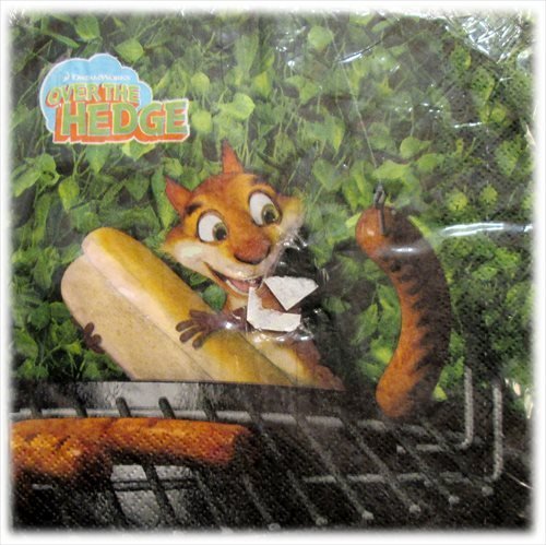 Over the Hedge Themed Luncheon Napkins - Pack of 16 | Perfect for Birthday Parties, Baby Showers & Themed Events