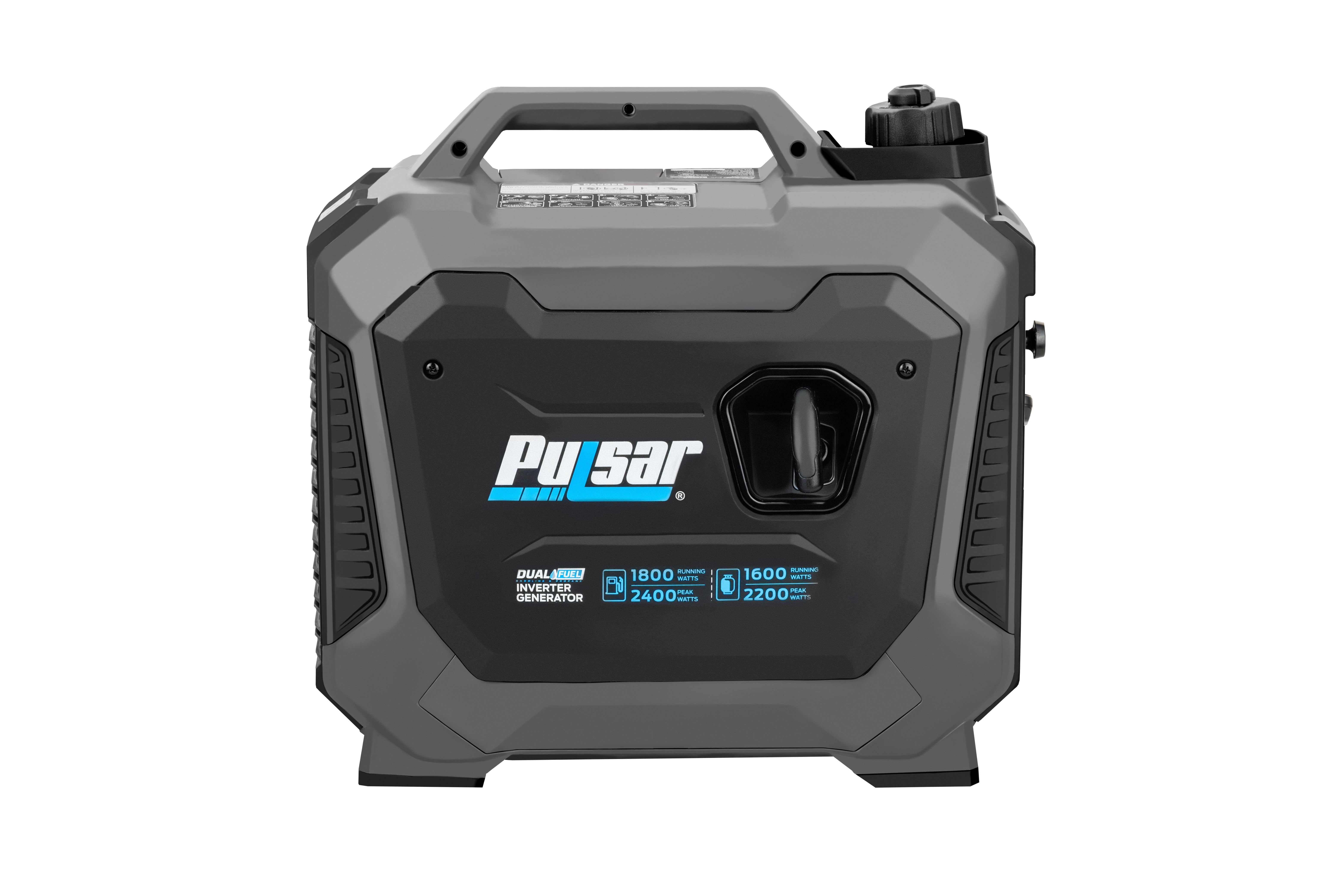 Pulsar 2400W Portable Super Quiet Dual Fuel Generator with Parallel Capability - G240BN - Perfect for Camping, RV Trips & Emergency Power Backup
