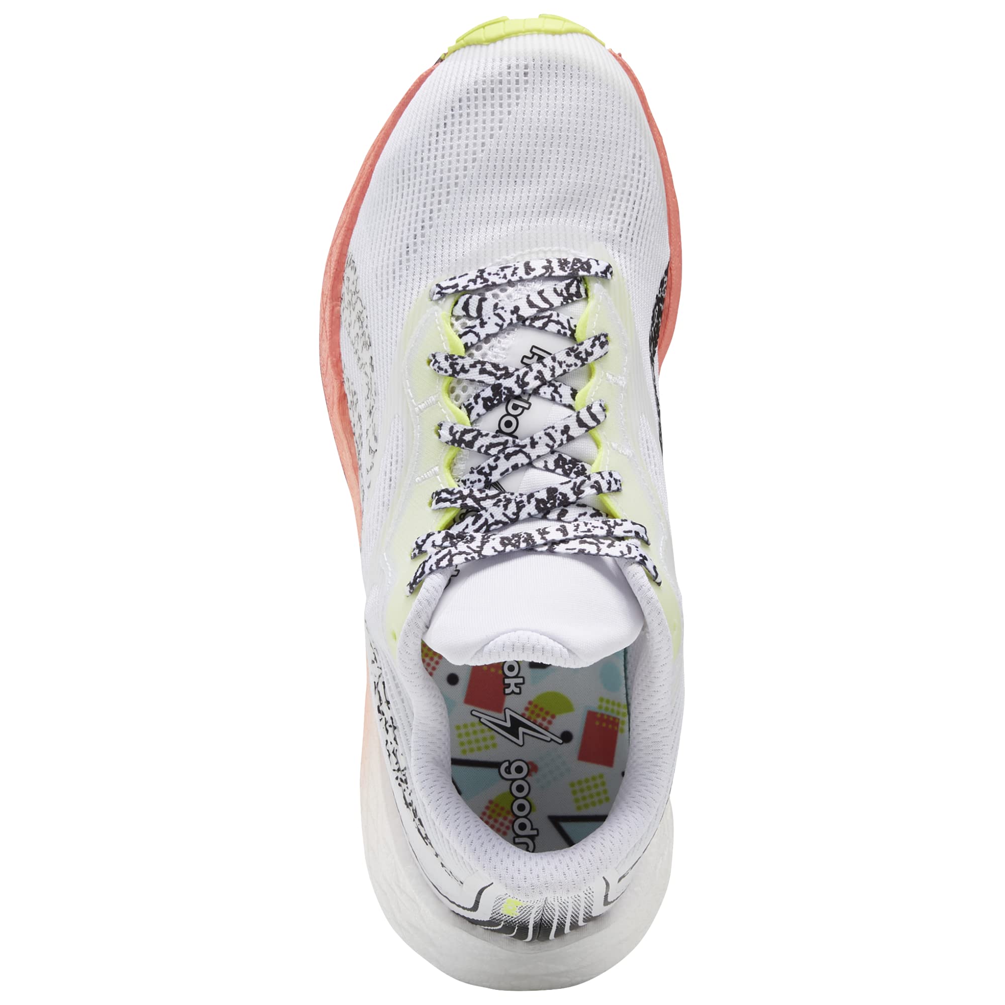 Reebok Women's FLOATRIDE Energy 3.0 Running Shoes - White/Twisted Coral/Digital Glow - Size 8.5 | Lightweight Cushioned Sneakers for Women | Perfect for Jogging, Gym Workouts & Daily Wear